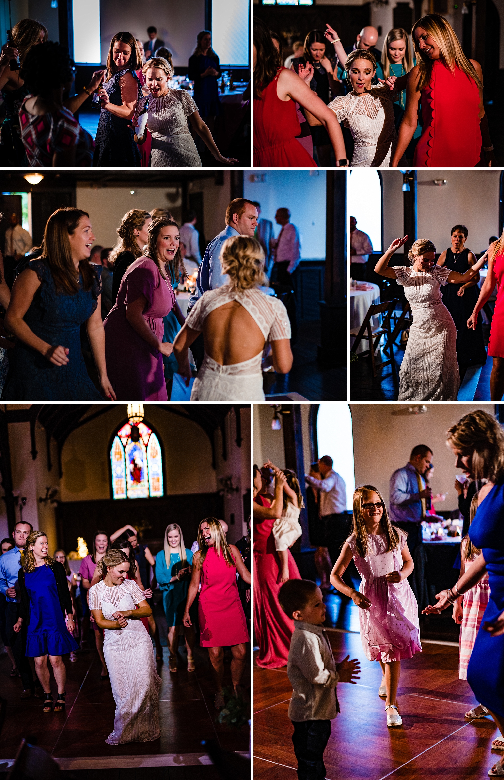 All Saints Chapel Wedding reception photos from Raleigh wedding photographers