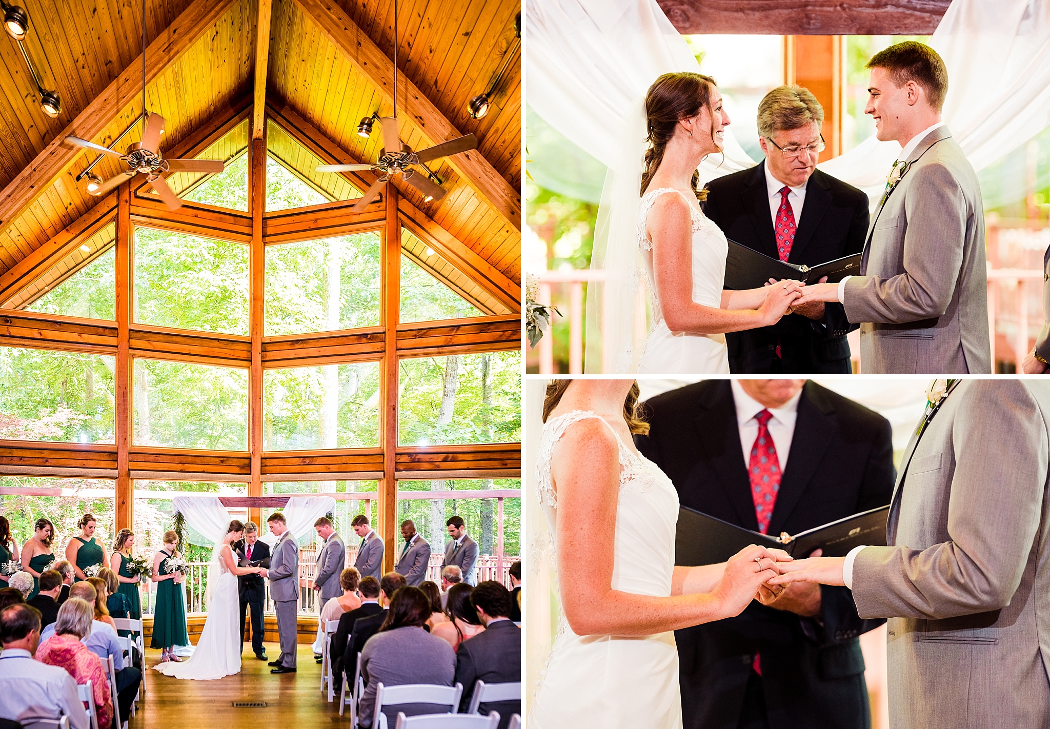 Barn at Valhalla Wedding ceremony from Raleigh wedding photographers