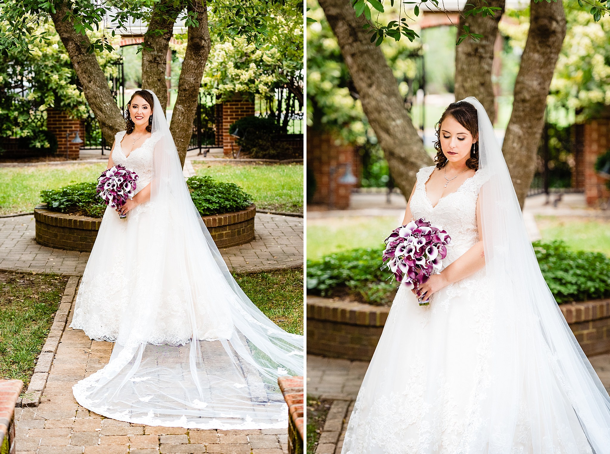 Bridal portraits by Durham North Carolina Wedding Photographer