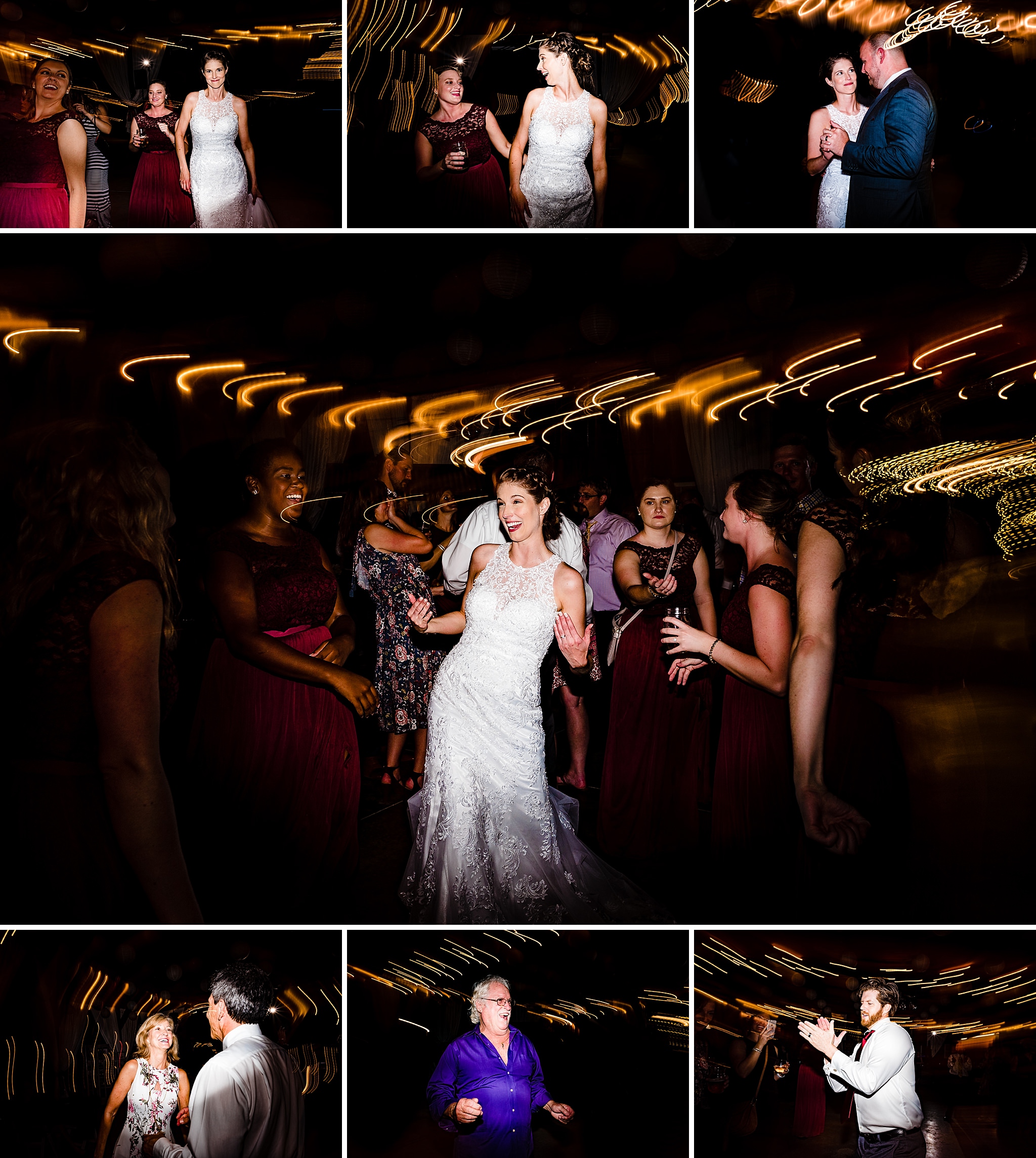 Fun Dance Floor Wedding Photography