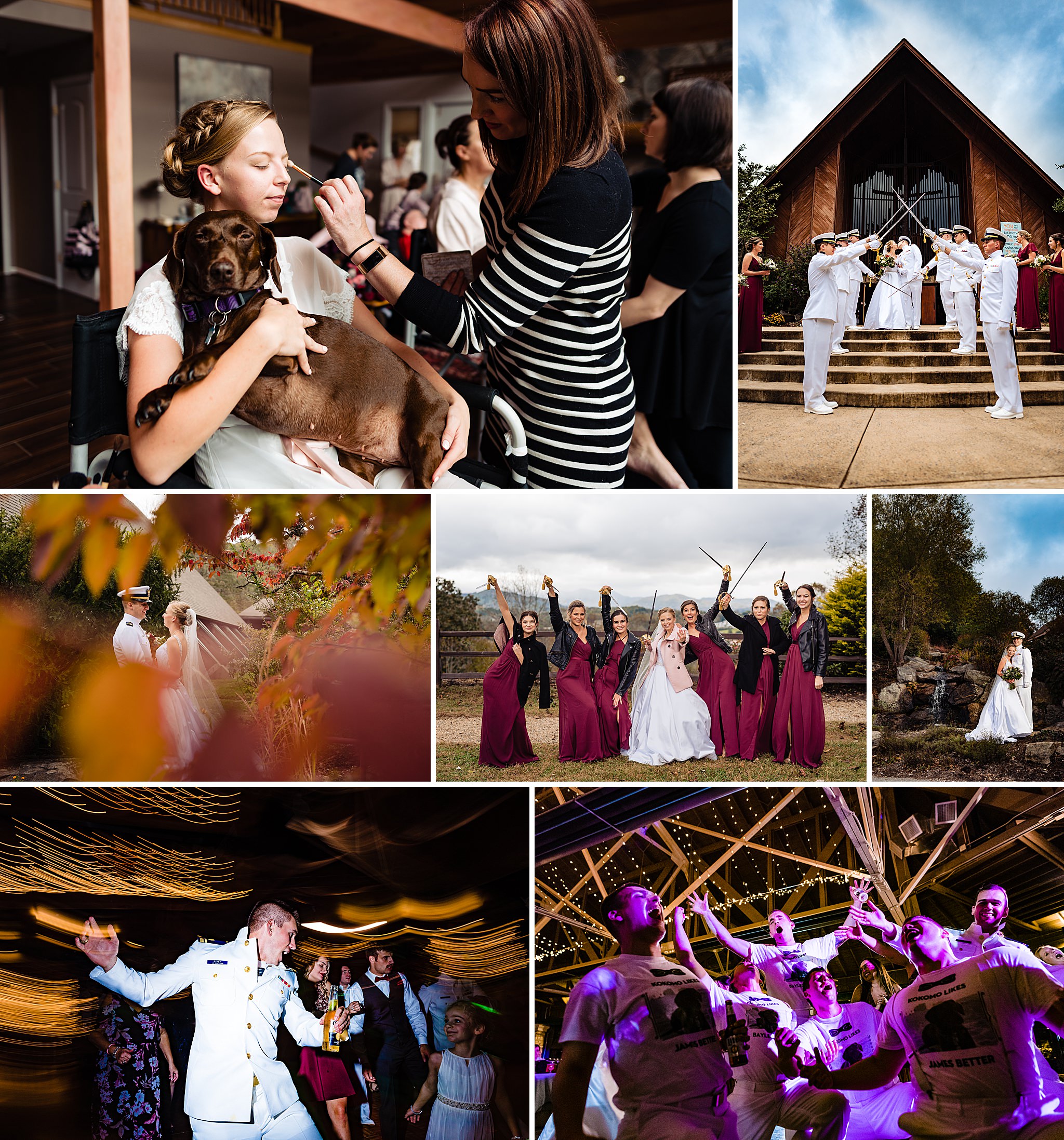 Asheville Wedding Photographers - Crest Center and Pavilion Wedding
