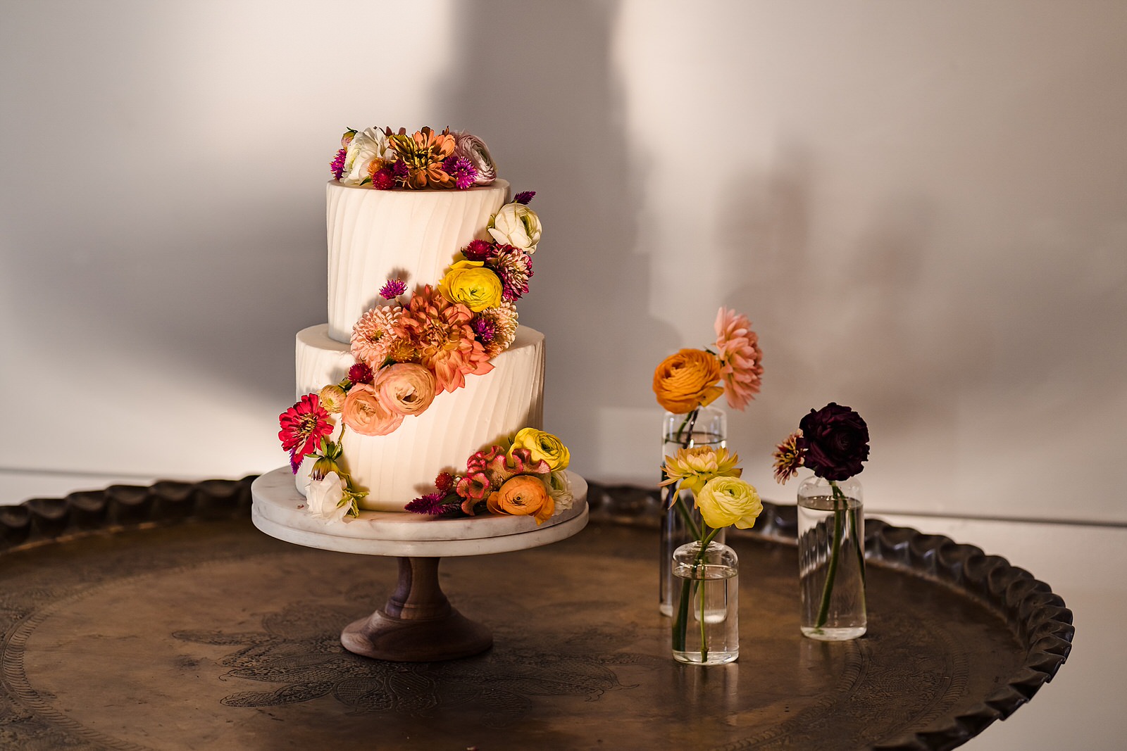 Floral wedding cake inspiration
