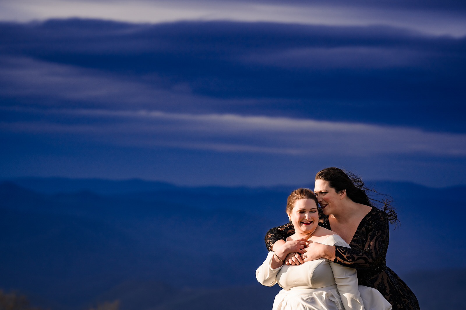 same sex wedding in the North Carolina mountains