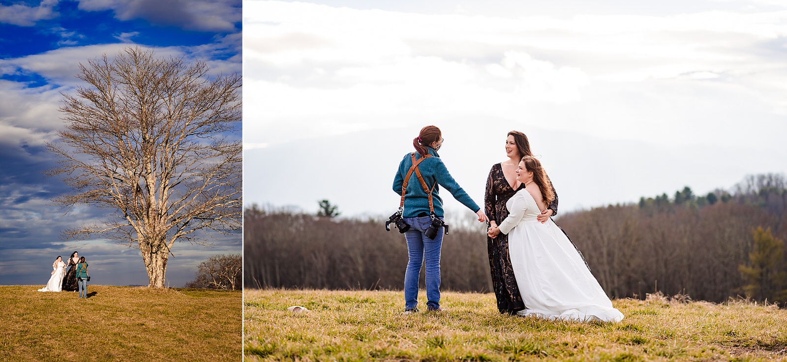 Raleigh wedding photographer behind the scenes