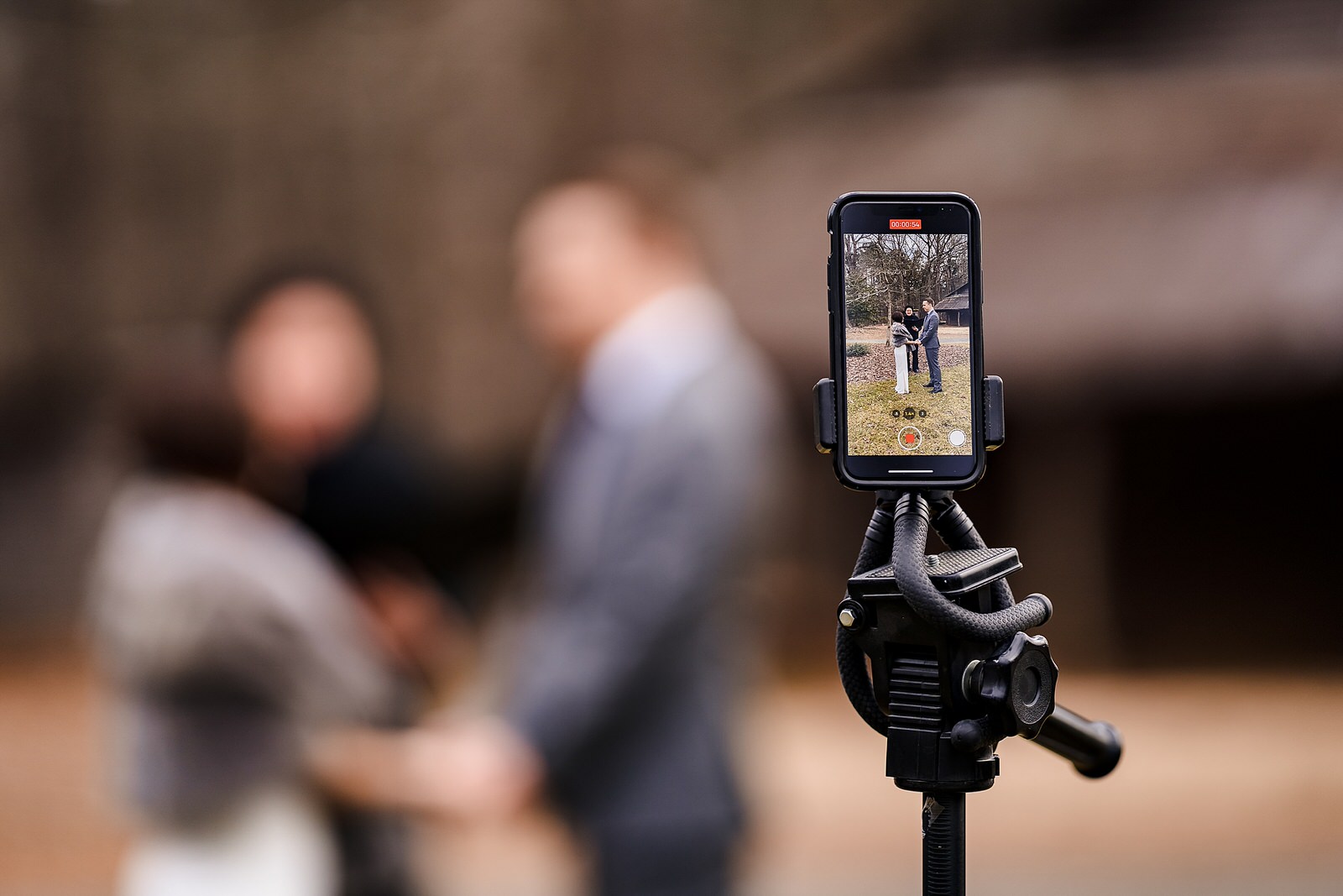 you can record your wedding ceremony with just a cellphone