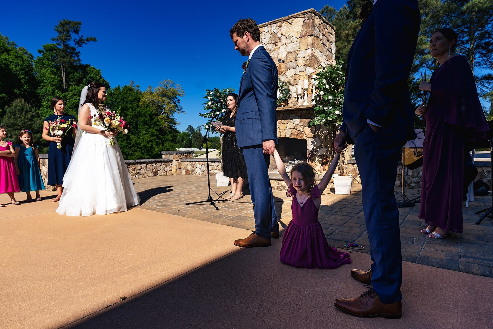 Sweet moments of little kids at weddings