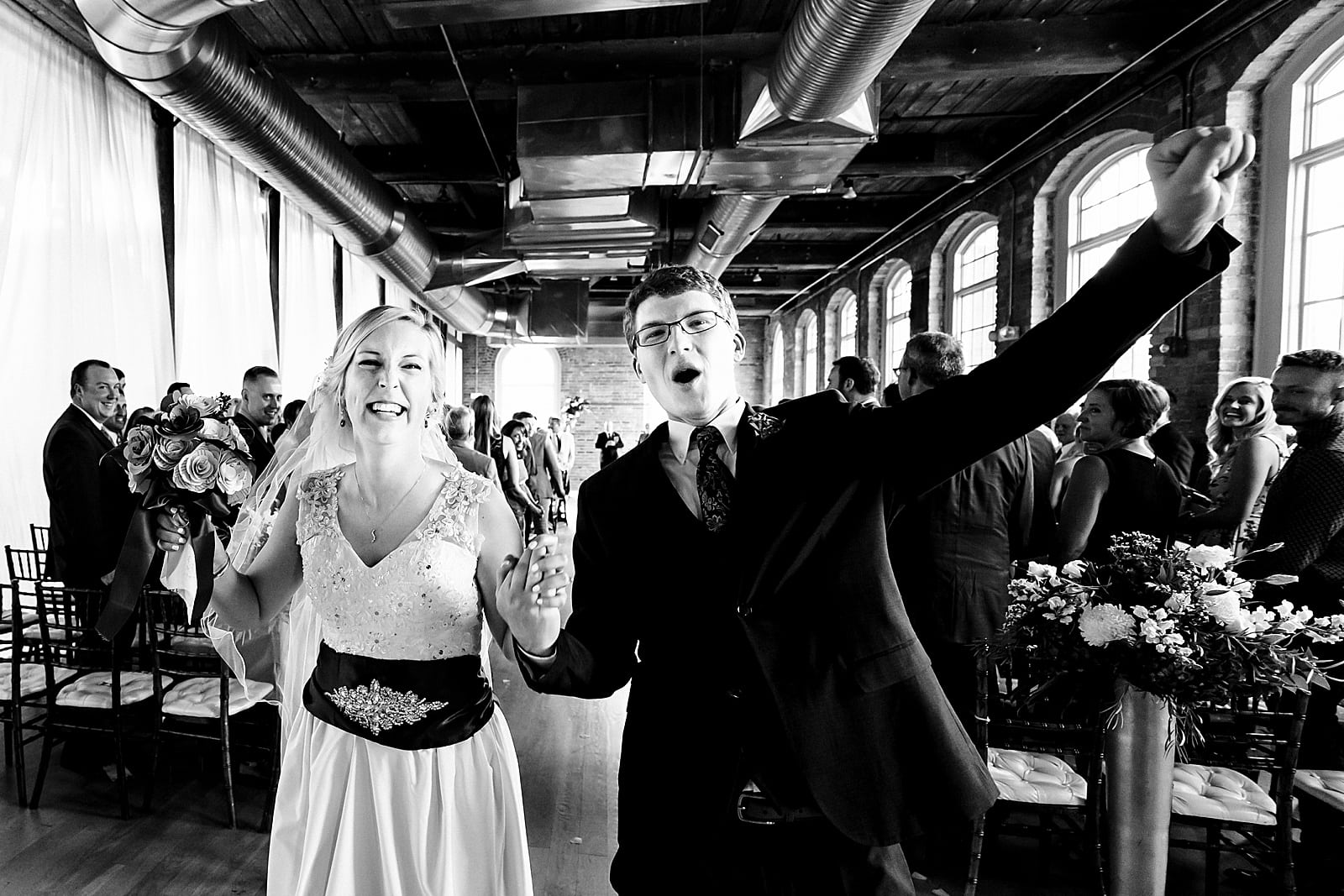 This couple is ecstatic to be married