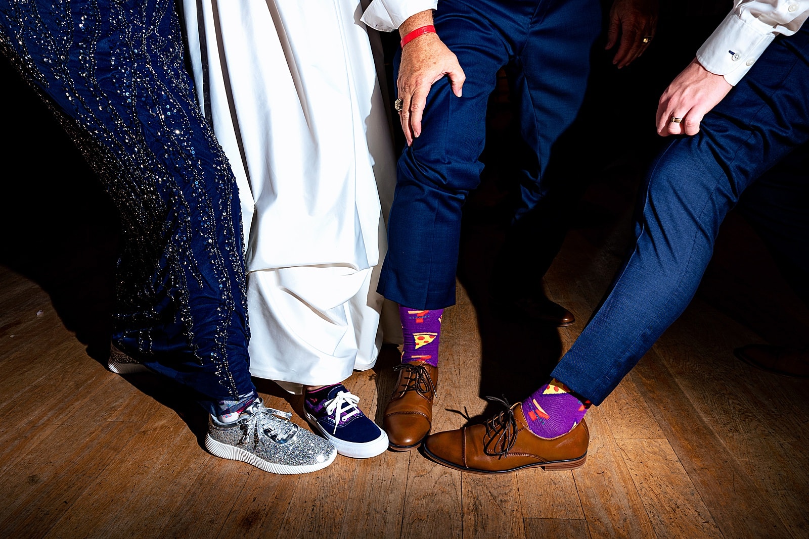 keep the wedding day footwear on point