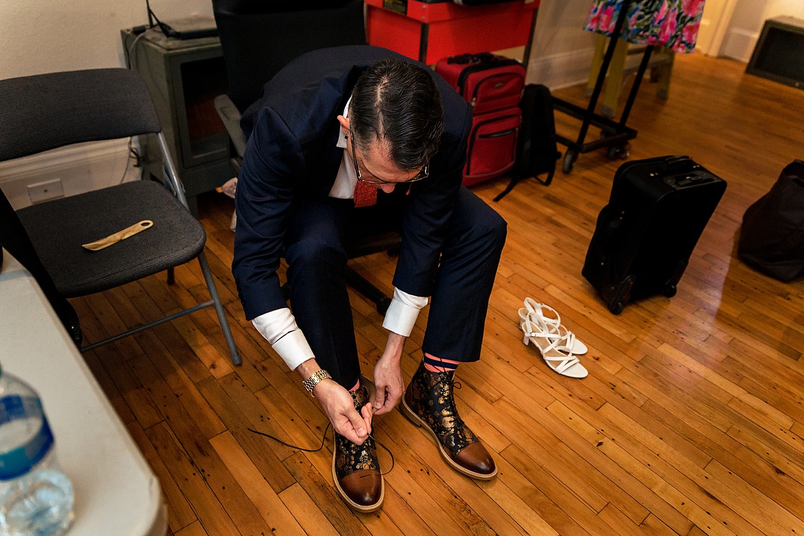 groom style gets overlooked a lot, but grooms should totally rock awesome shoes like these more often