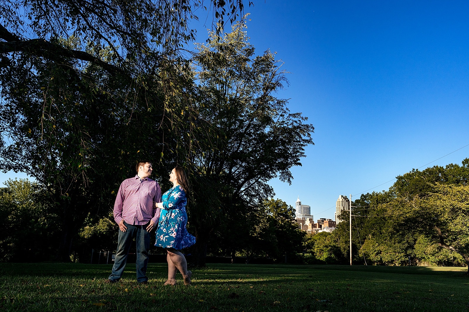 Dix Park is a great Raleigh engagement location