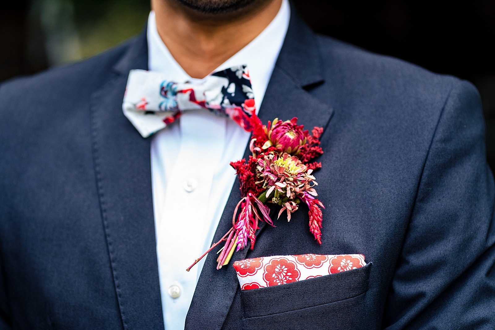 wedding style inspiration - colorful florals and patterns
