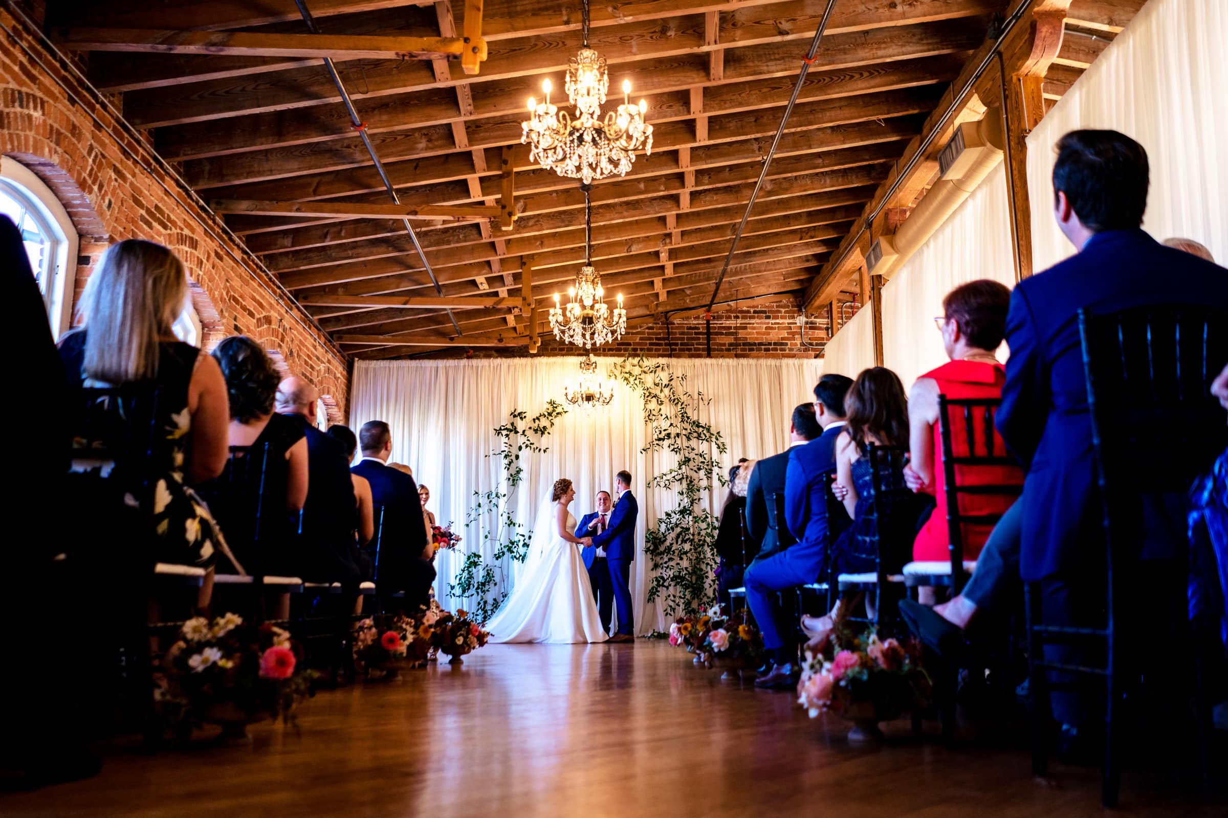 Melrose Knitting Mill wedding ceremony | photos by Kivus & Camera