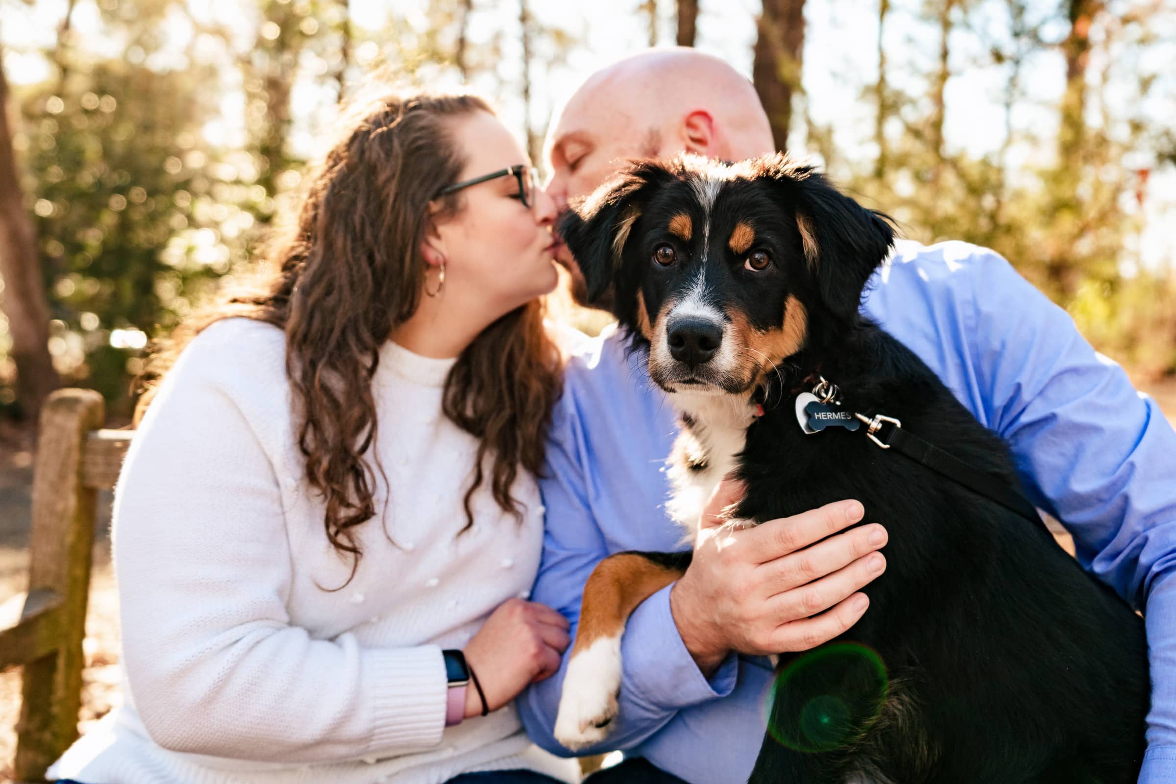 Yes, you should ABSOLUTELY bring your dog to your engagement session! | photos by Kivus & Camera