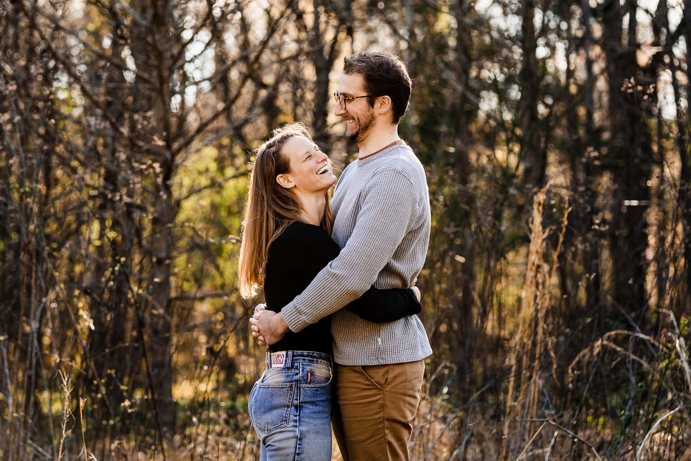 check out nearby nature parks for your engagement photos | photos by Kivus & Camera, Durham, NC wedding photographer