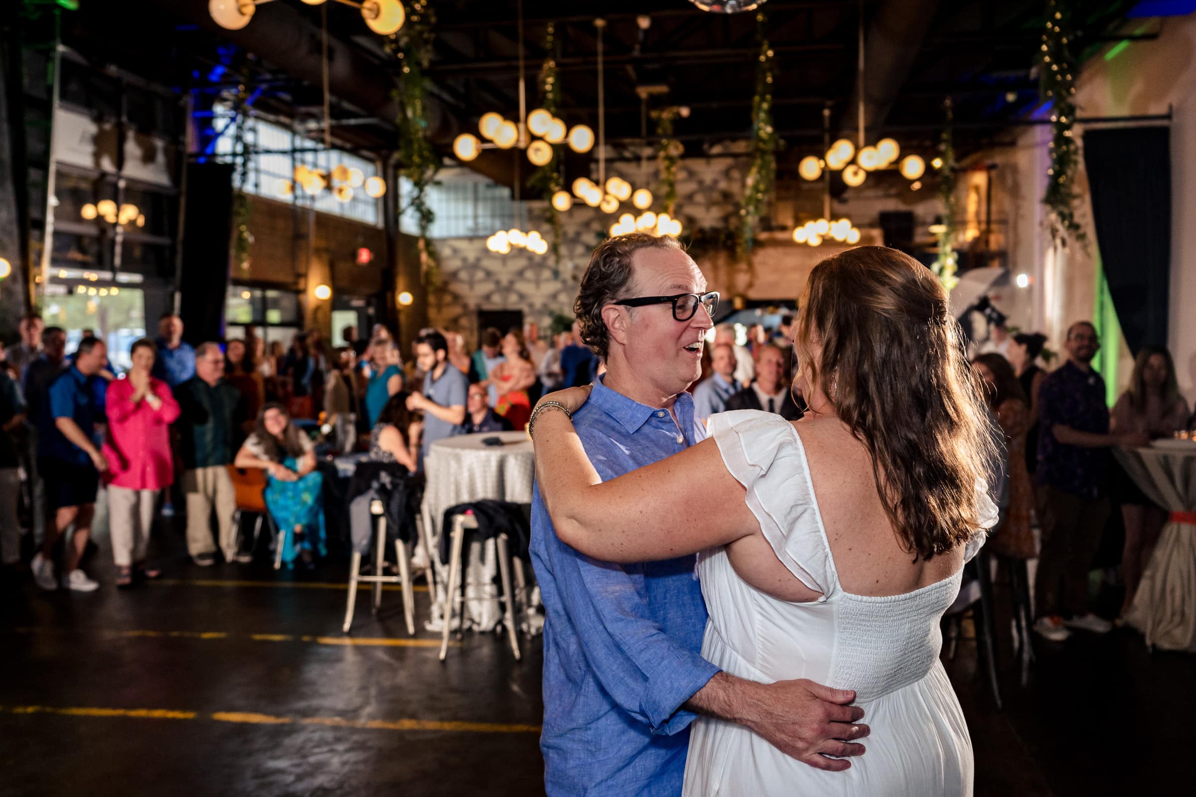 couple's first dance at Whitaker & Atlantic | photo by Kivus & Camera