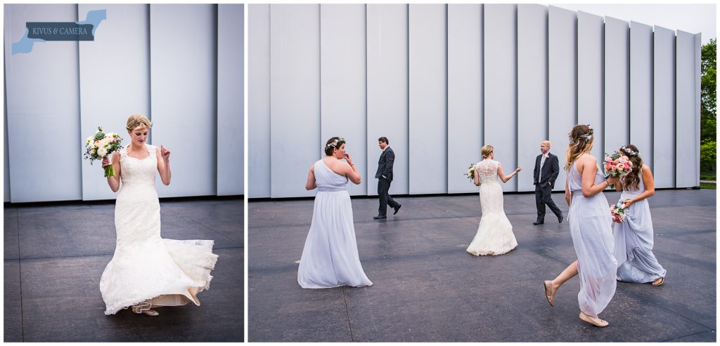 Wedding Party at NC Art Museum