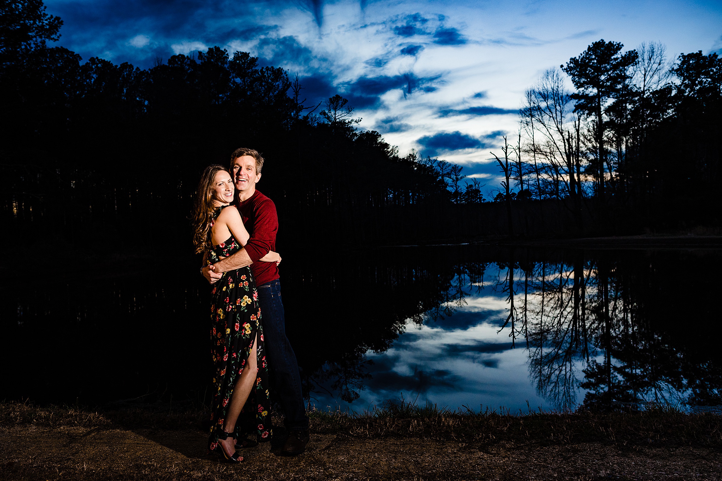 Colorful Raleigh Engagement Photos