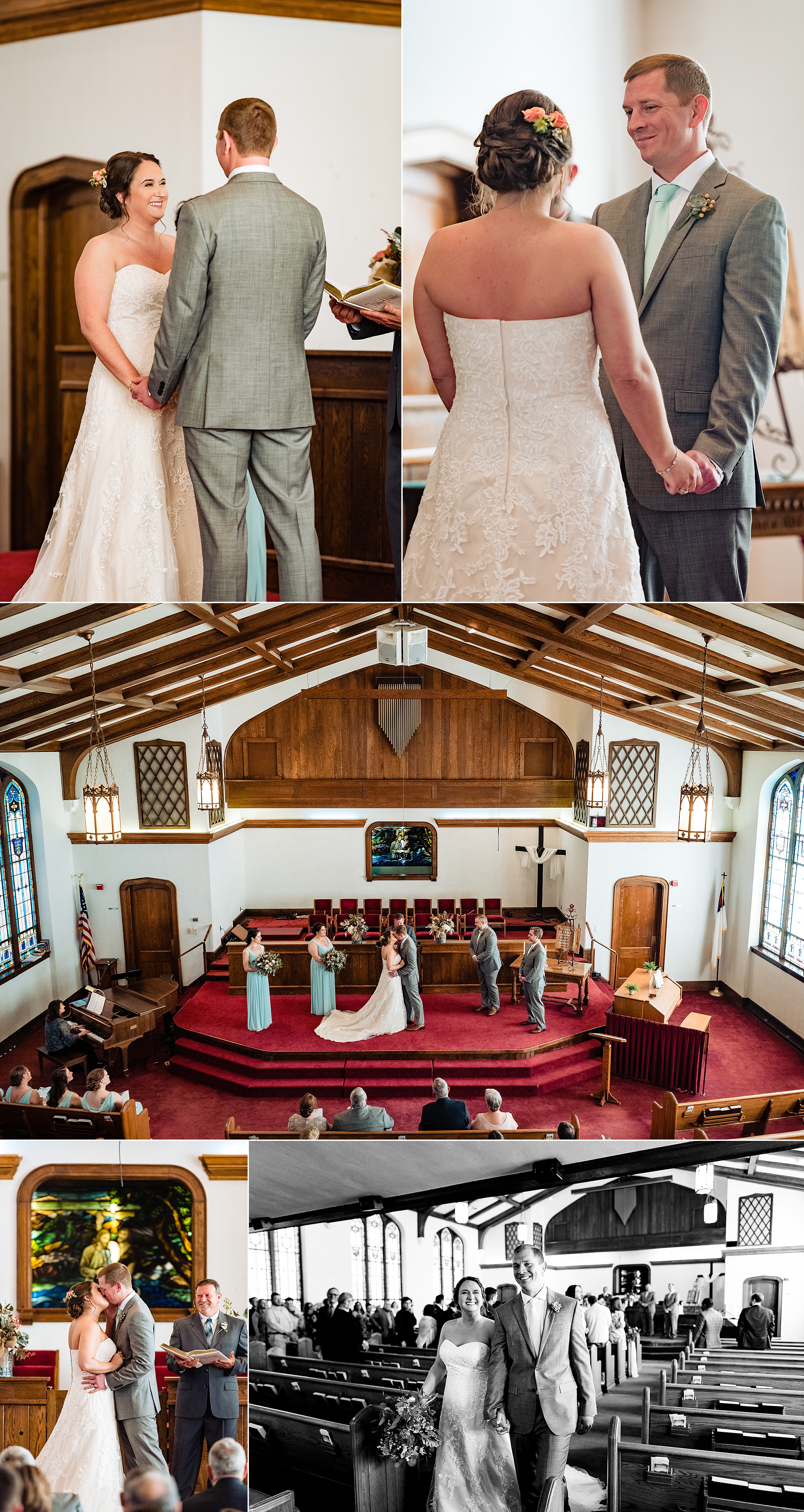 First Baptist Church Mebane wedding ceremony