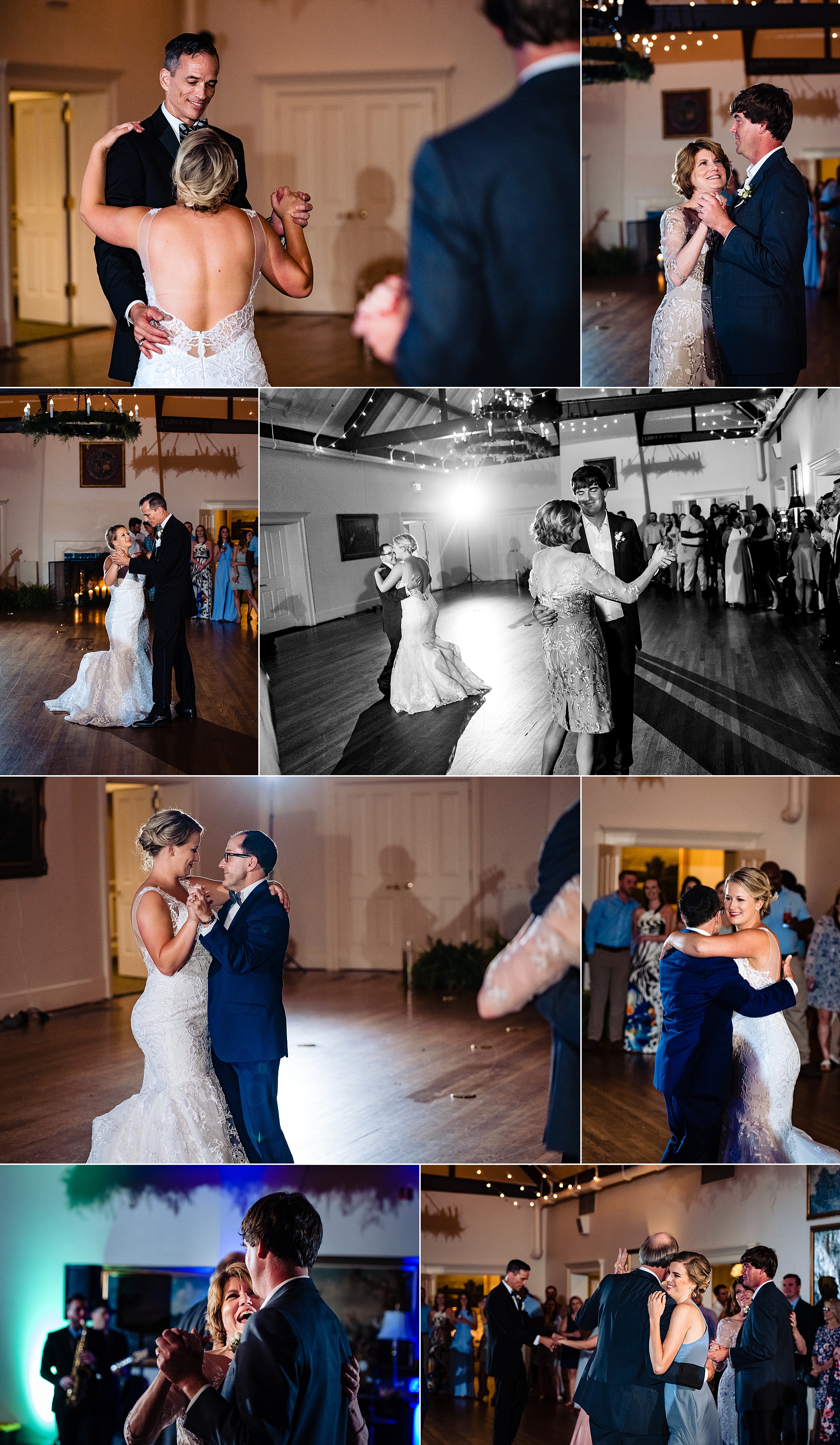 Family dance at wedding | Hope Valley Country Club Wedding, Wedding, North Carolina Wedding Photographers, Durham Wedding Photographers, Country Club Wedding | kivusandcamera.com