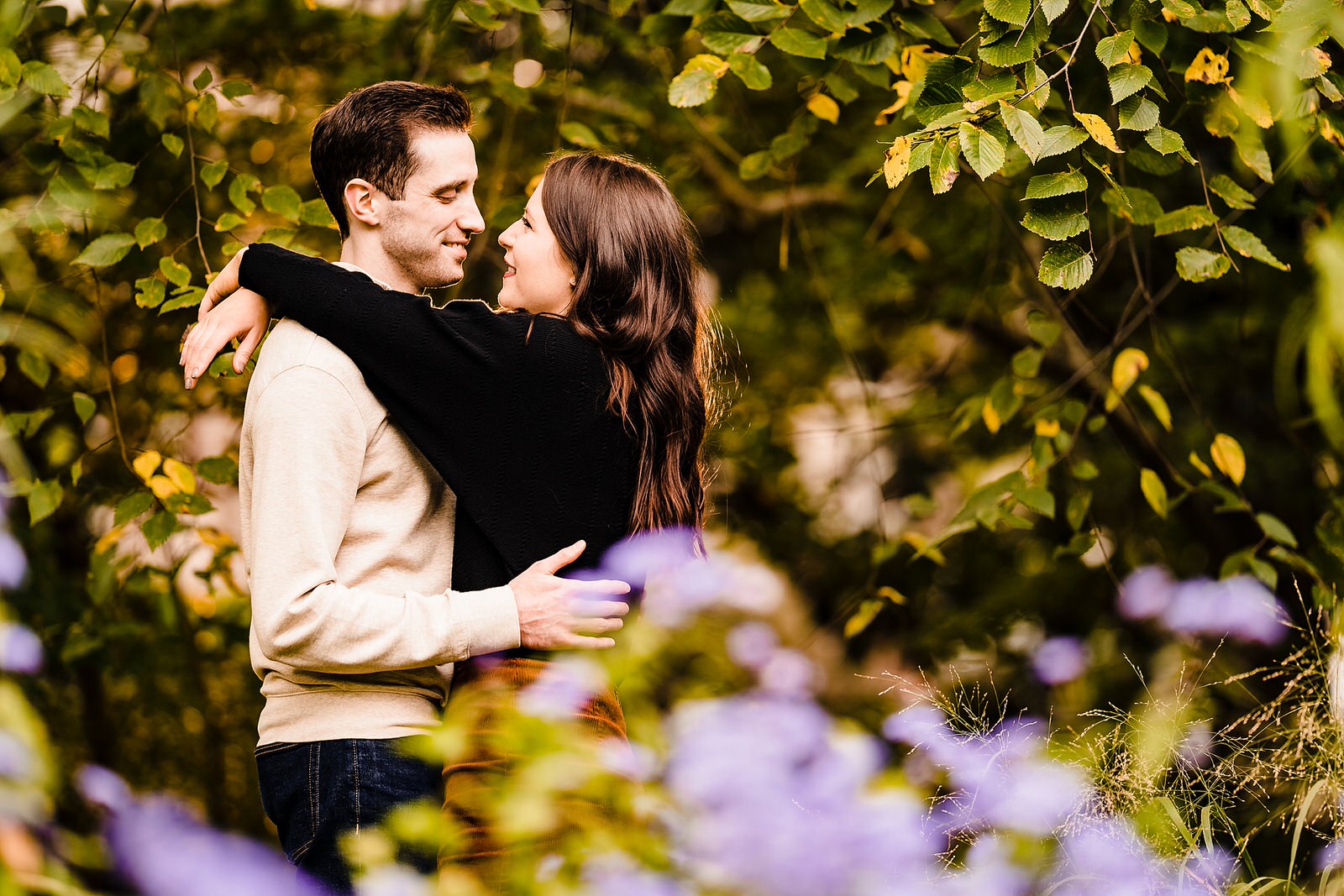 Coker arboretum is a beautiful location for Chapel Hill engagement photos