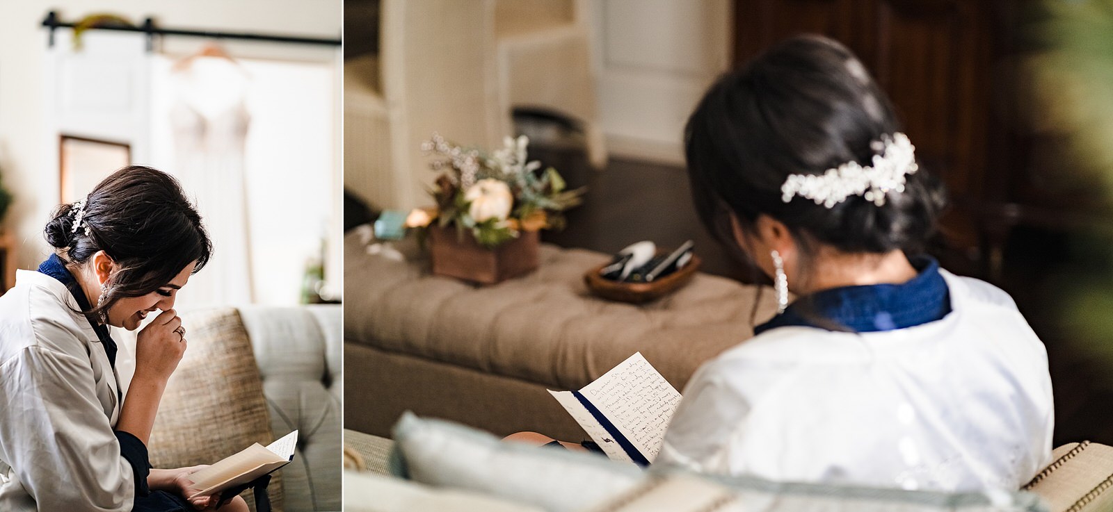 Exchanging letters before the ceremony is a great way to convey all the things you want to say without having to say them in front of all of your guests