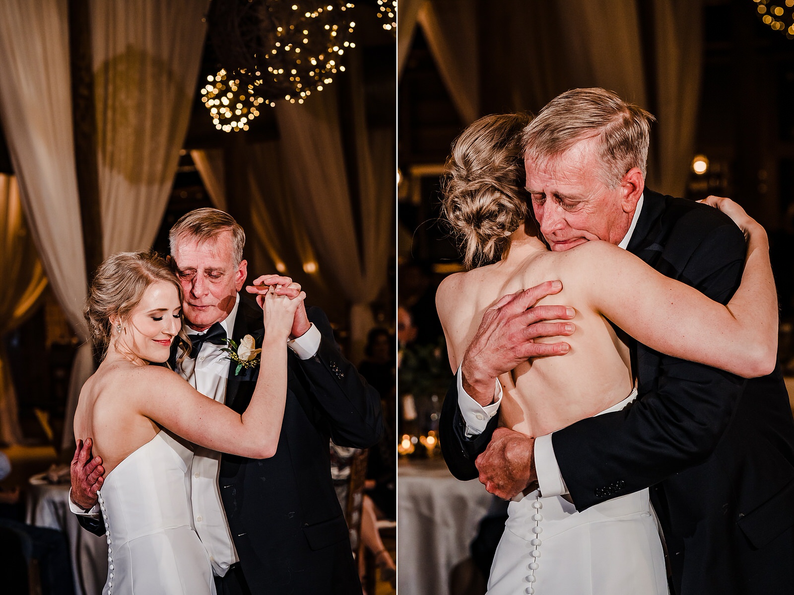 This bride recorded a message to her father to play during the father daughter dance and his reaction was priceless. 
