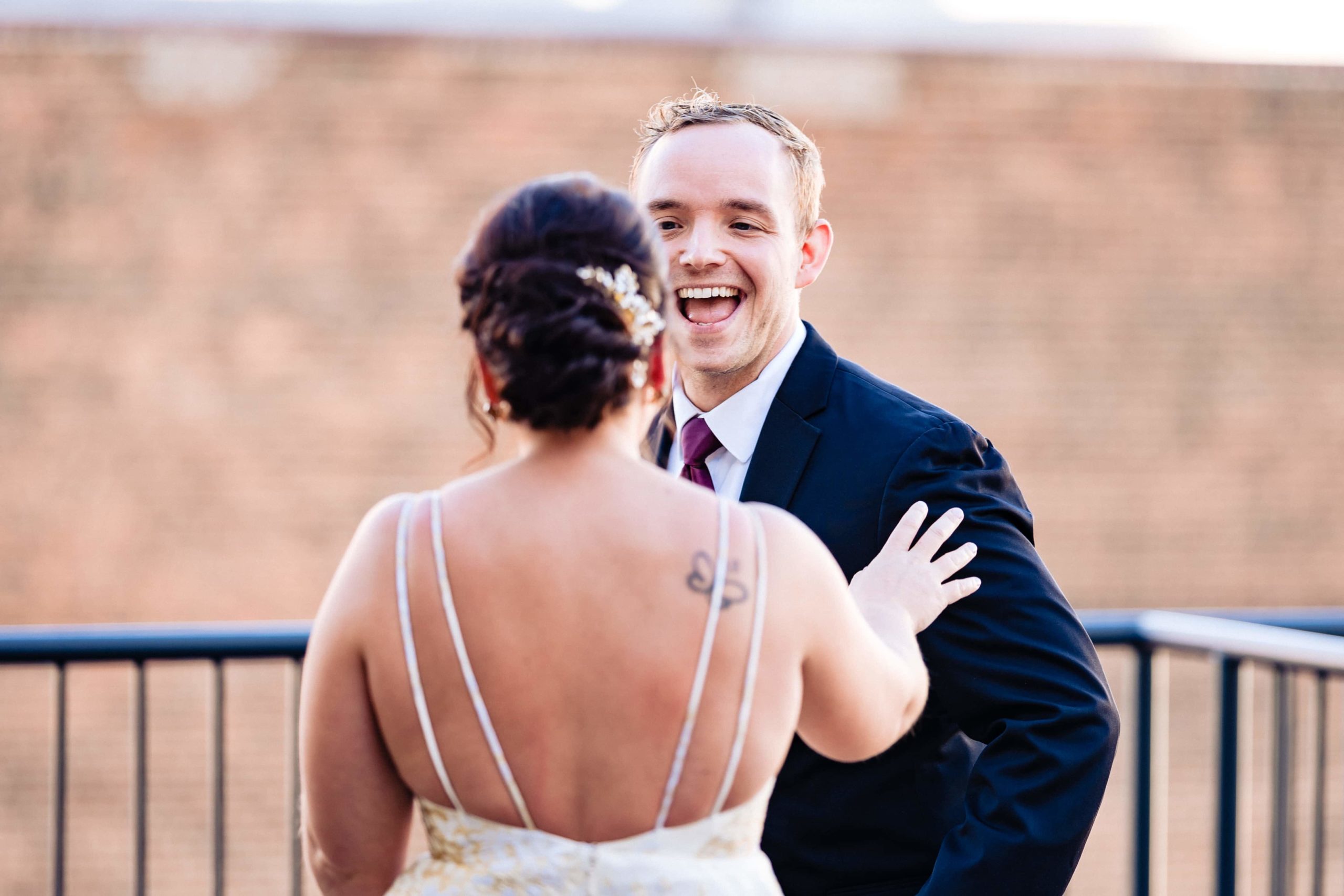 First look at a Raleigh wedding