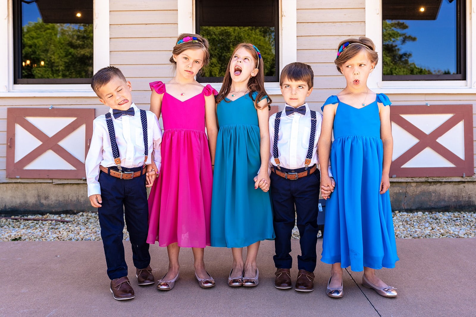 Kids at weddings? Definitely yes from me!