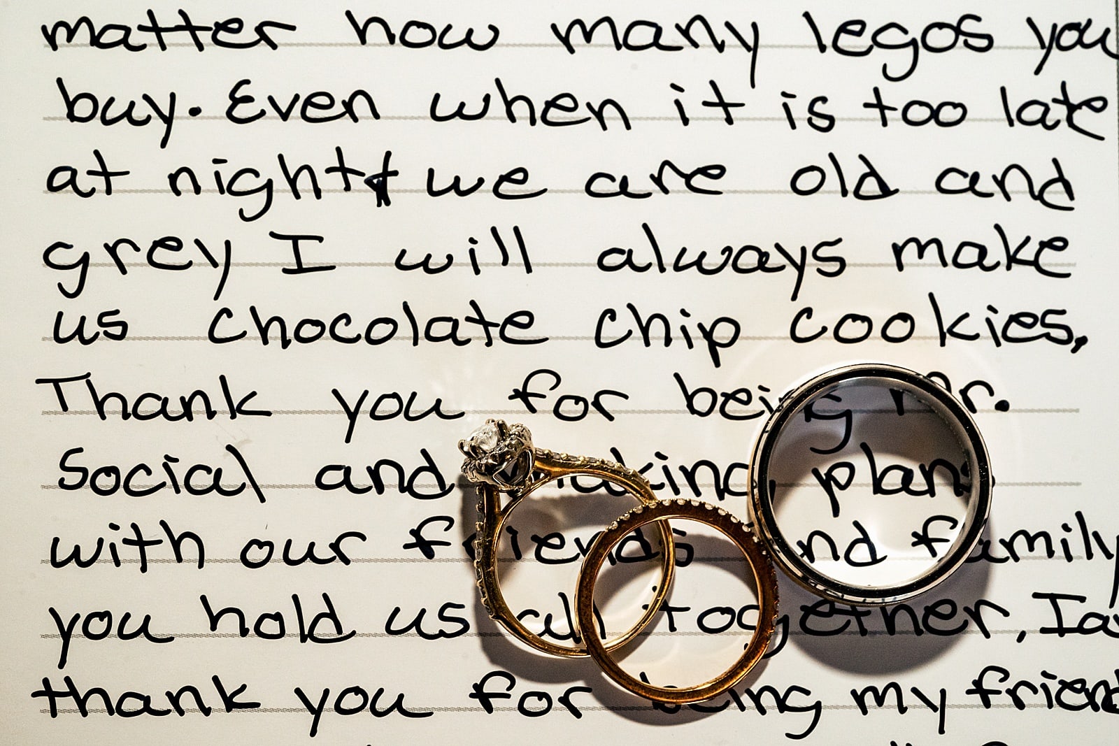 hand written vows are perfection!! Make them yours <3