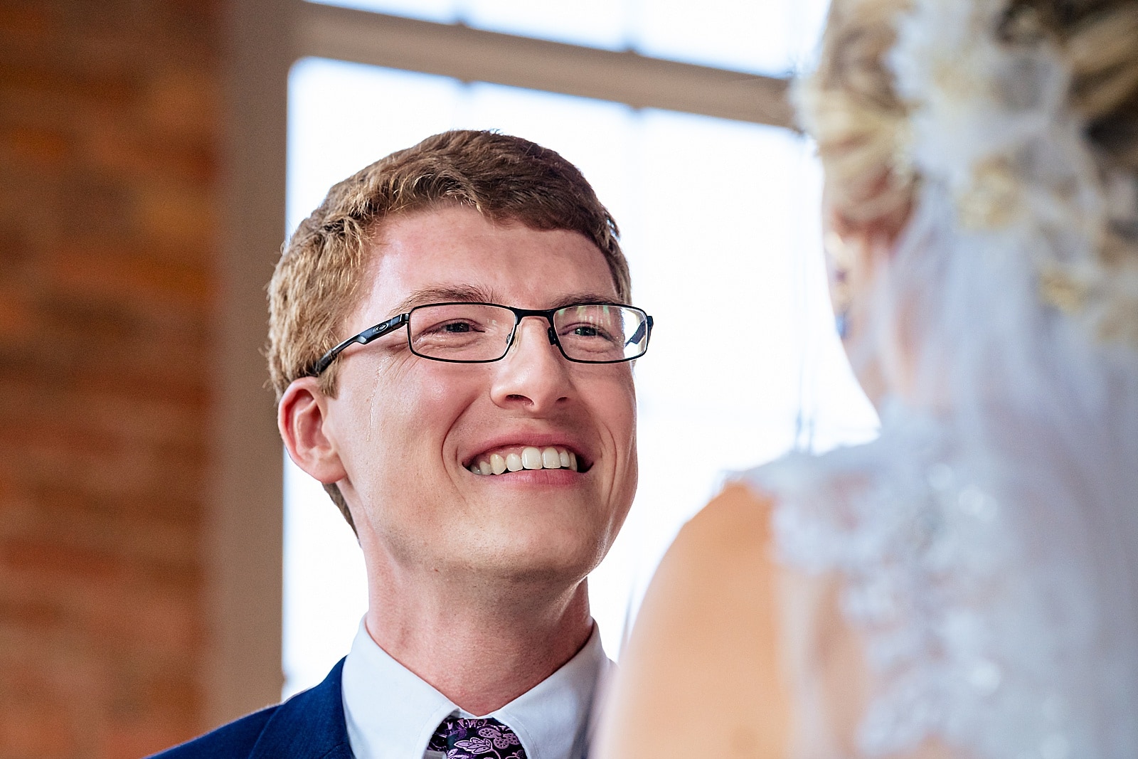 You should be this full of smiles slash tears at your wedding!