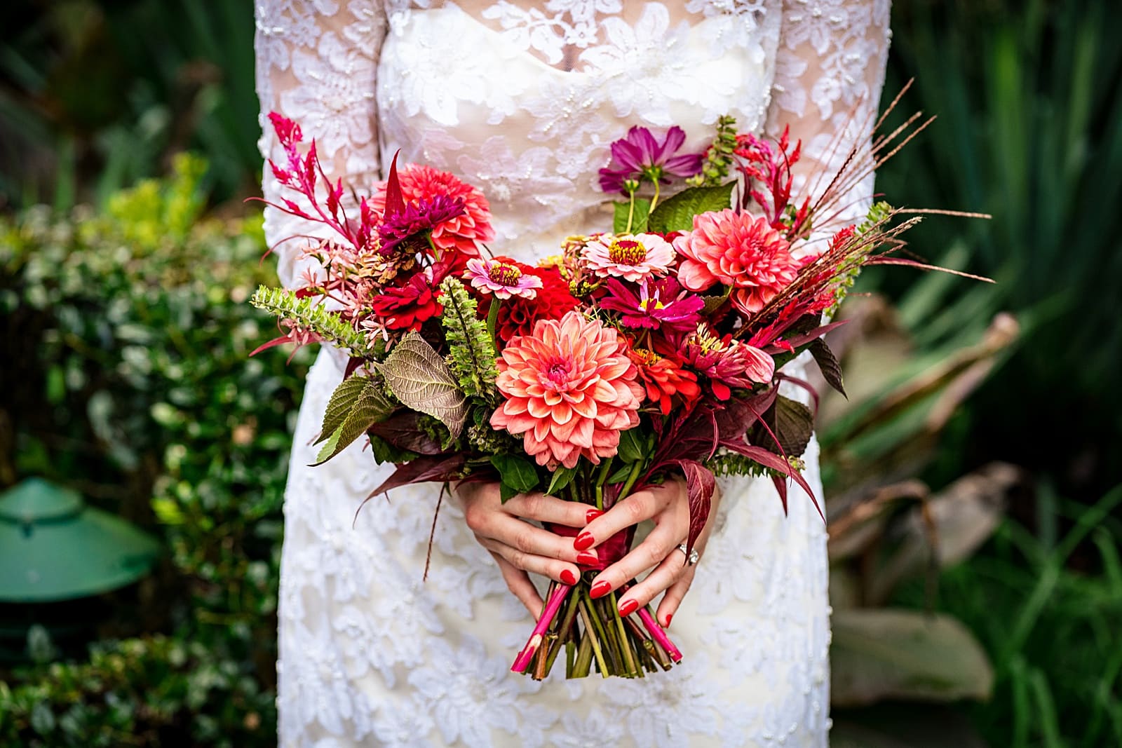 wedding style inspiration - colorful florals and patterns