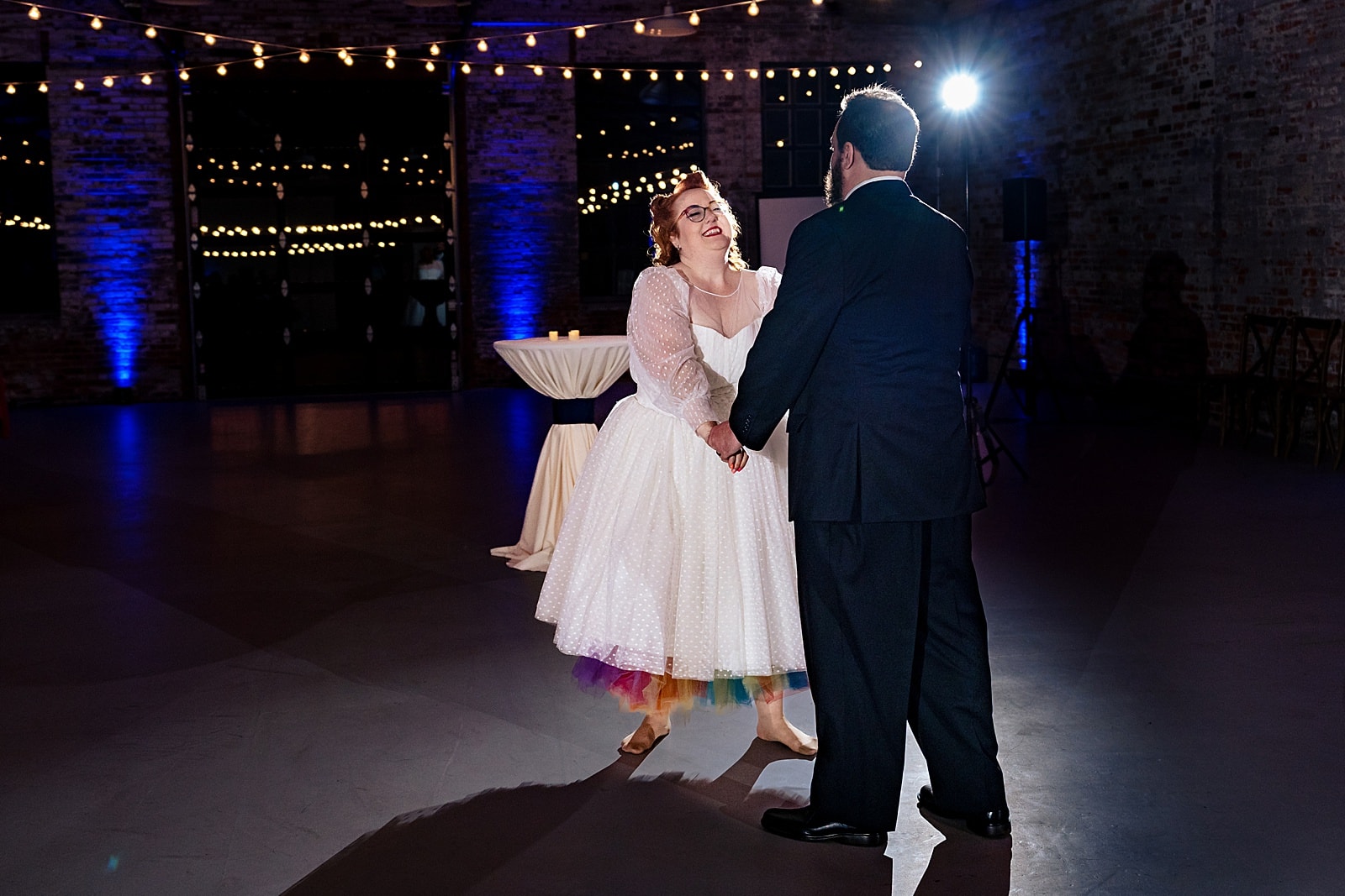 first dance at creative and nerdy Graham Mill wedding