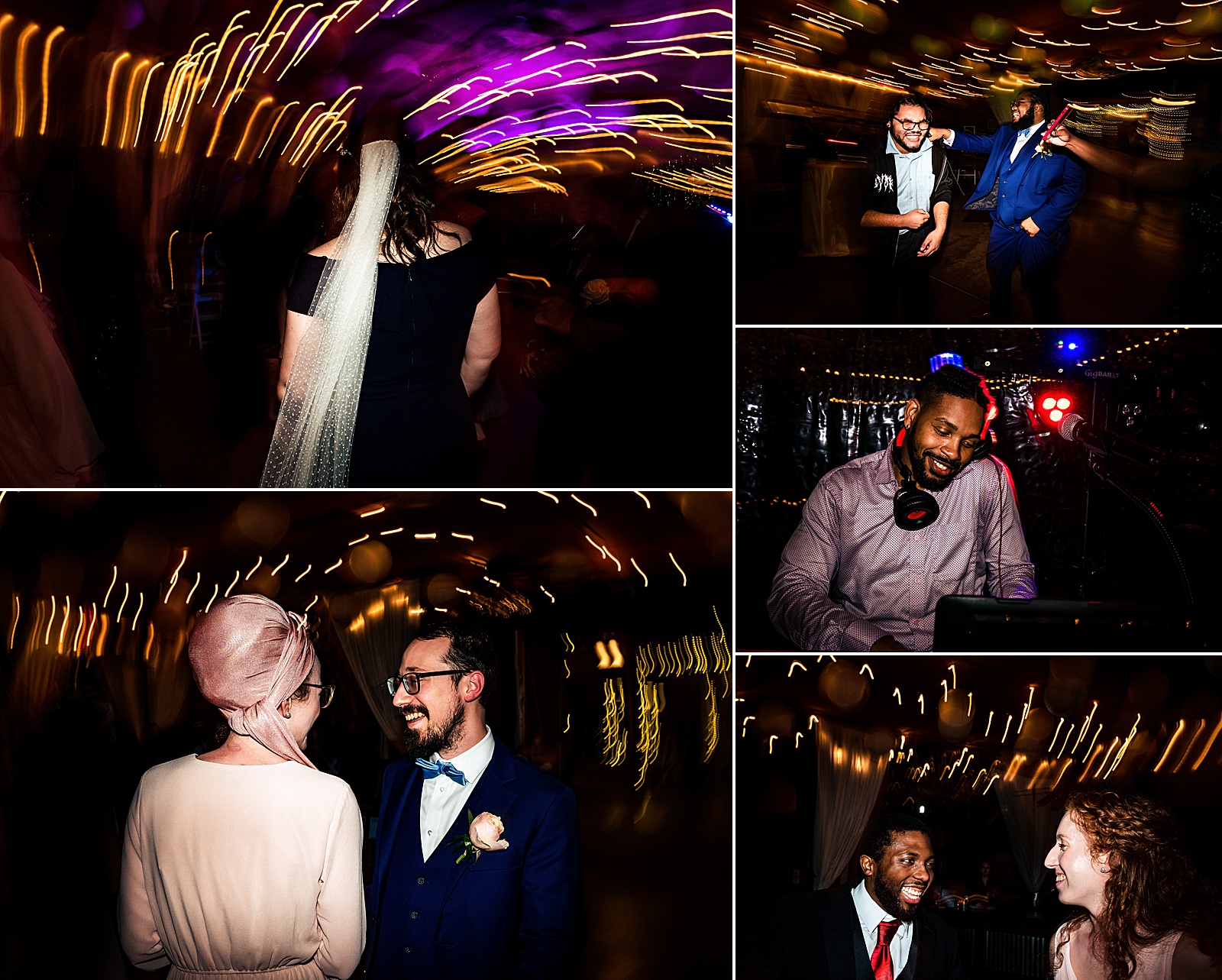 shutter drag wedding reception images
