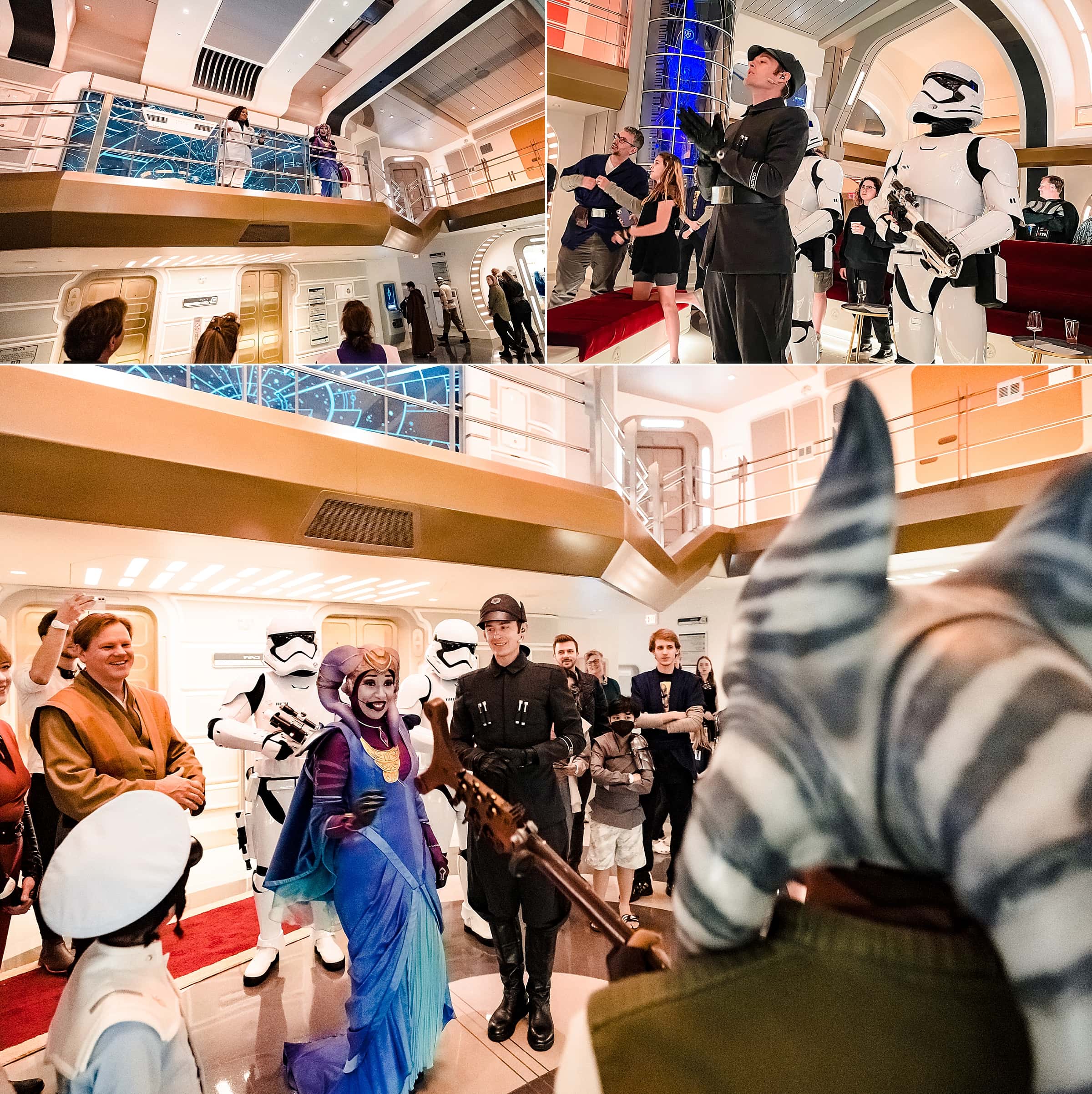 Having fun and meeting new friends on the Star Wars Galactic Starcruiser Halcyon