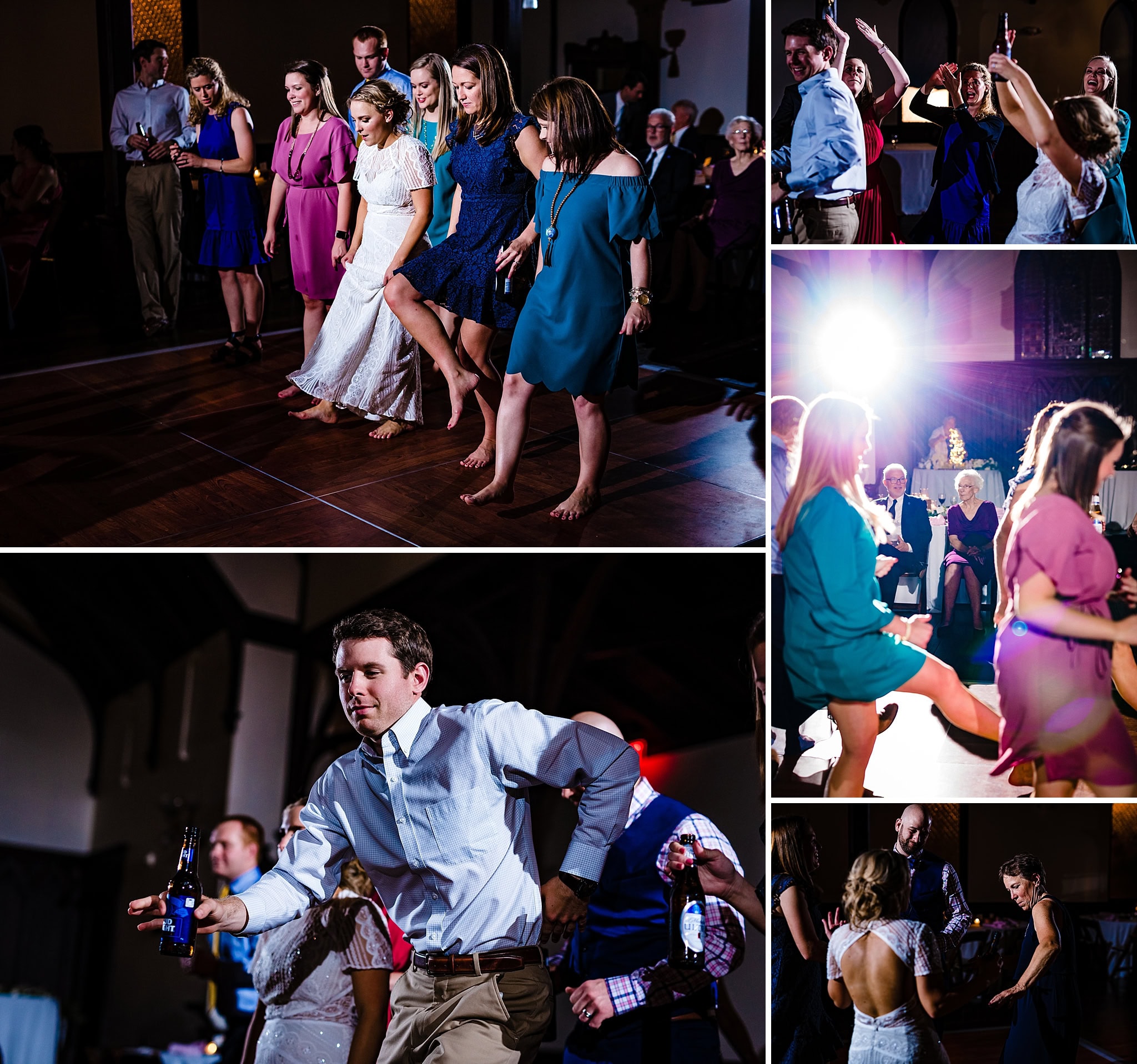 Fun wedding reception