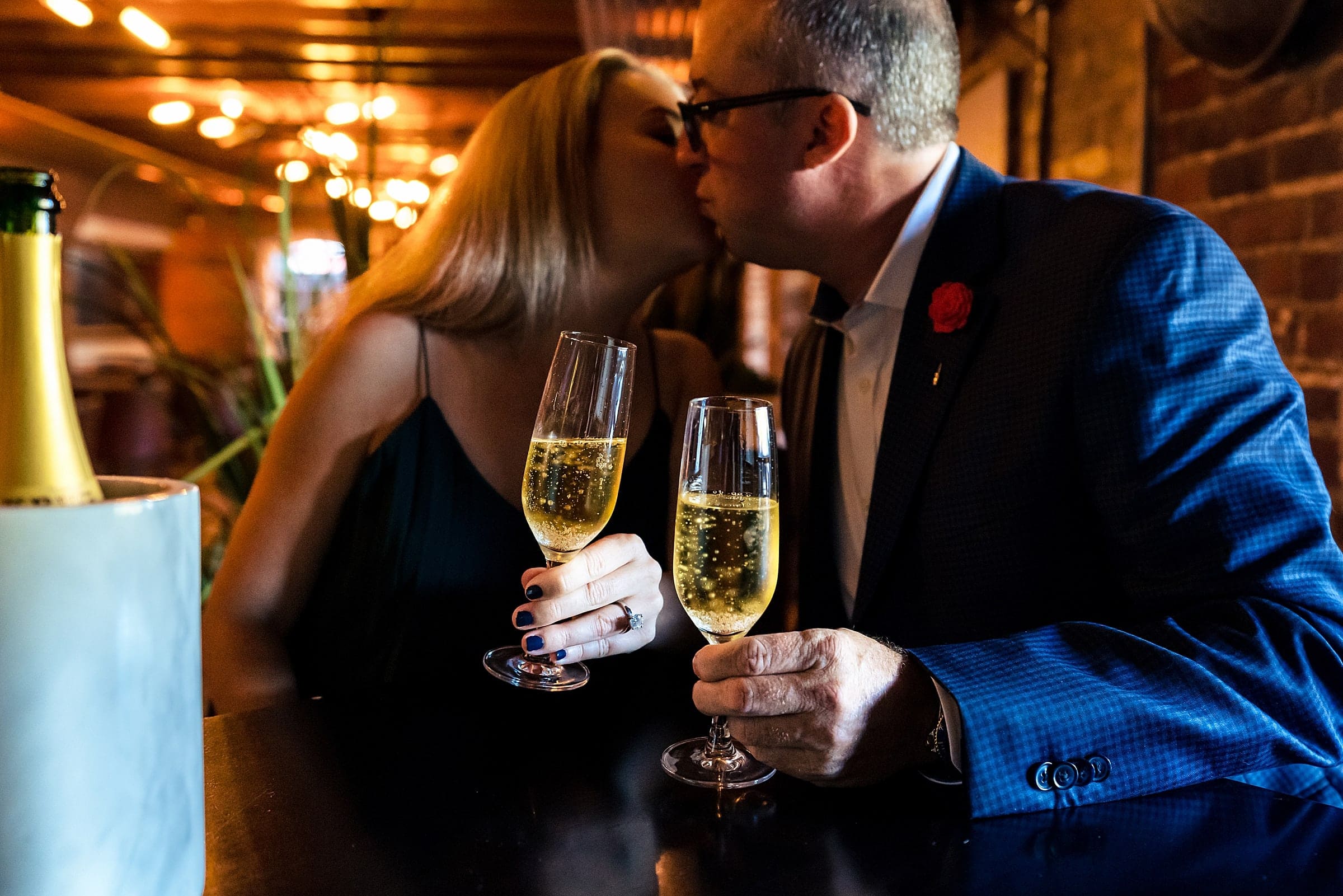 Raleigh bar crawl engagement photos