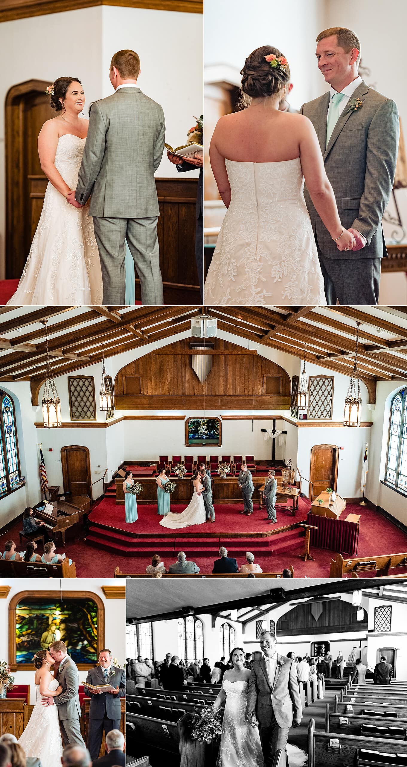 First Baptist Church Mebane wedding ceremony