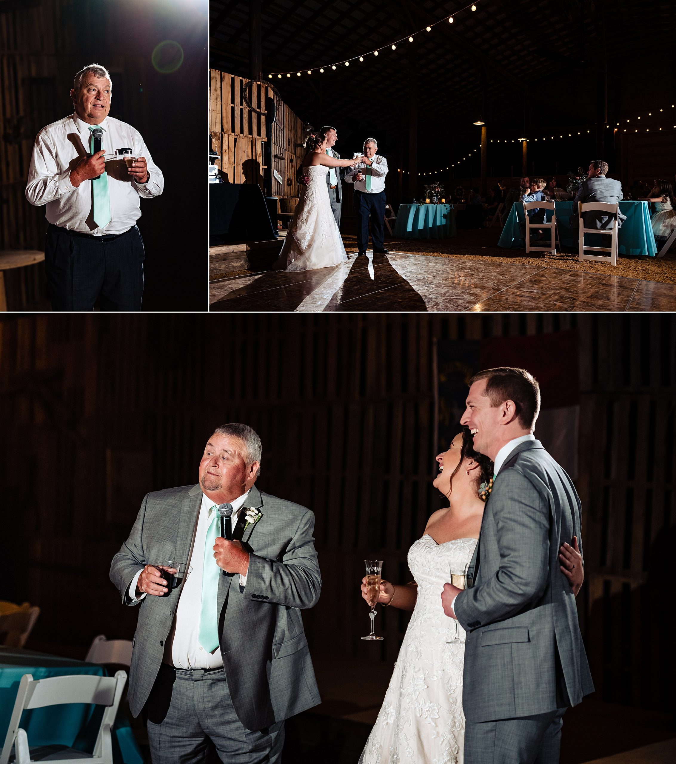 Barn at Lloyd's Dairy wedding photos