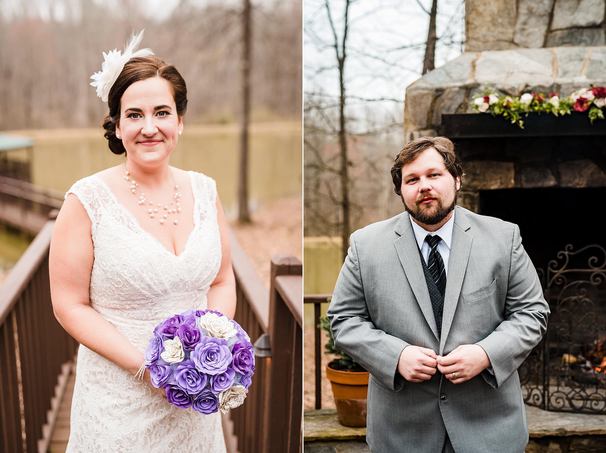 Barn at Valhalla Wedding - paper bouquet