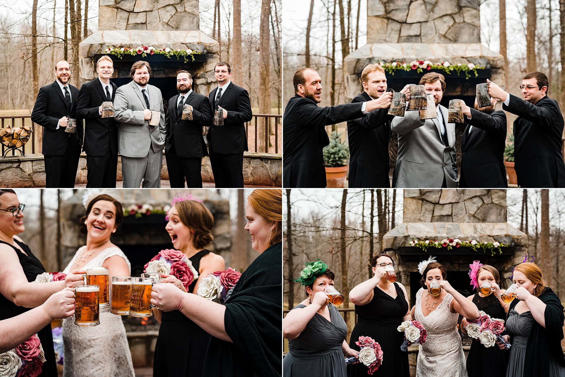 Wedding party steins - wedding party gifts