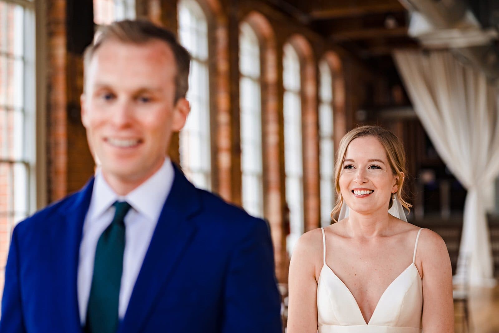 Groom's reaction during first look will have you smiling!