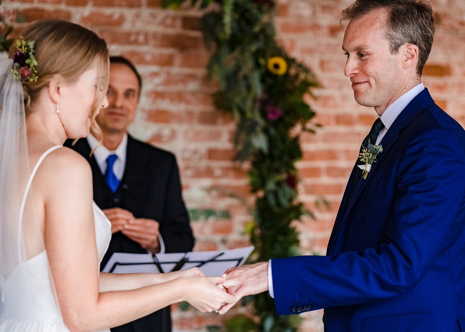 How will you exchange rings on the wedding day?