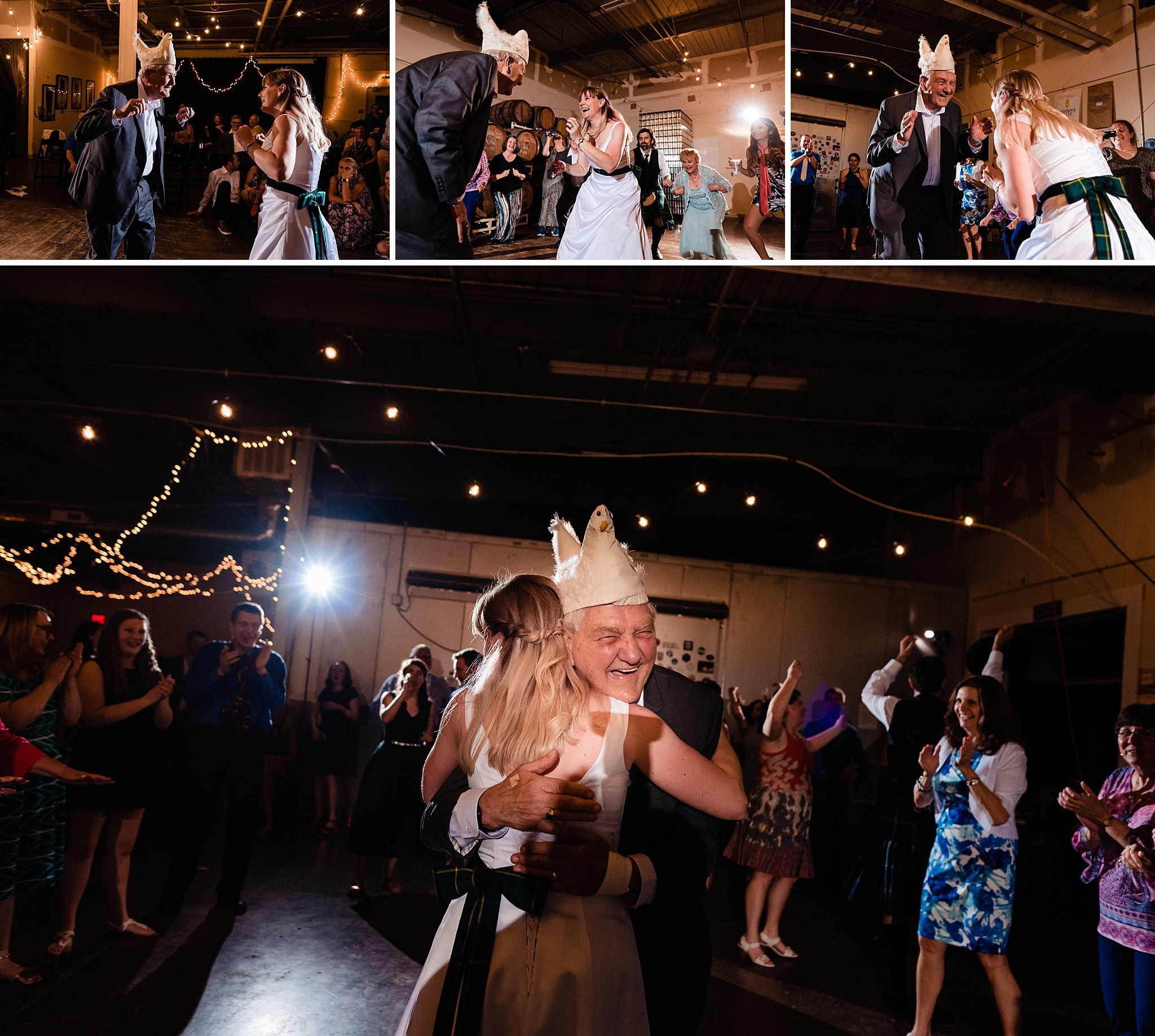 Chicken Dance at Wedding