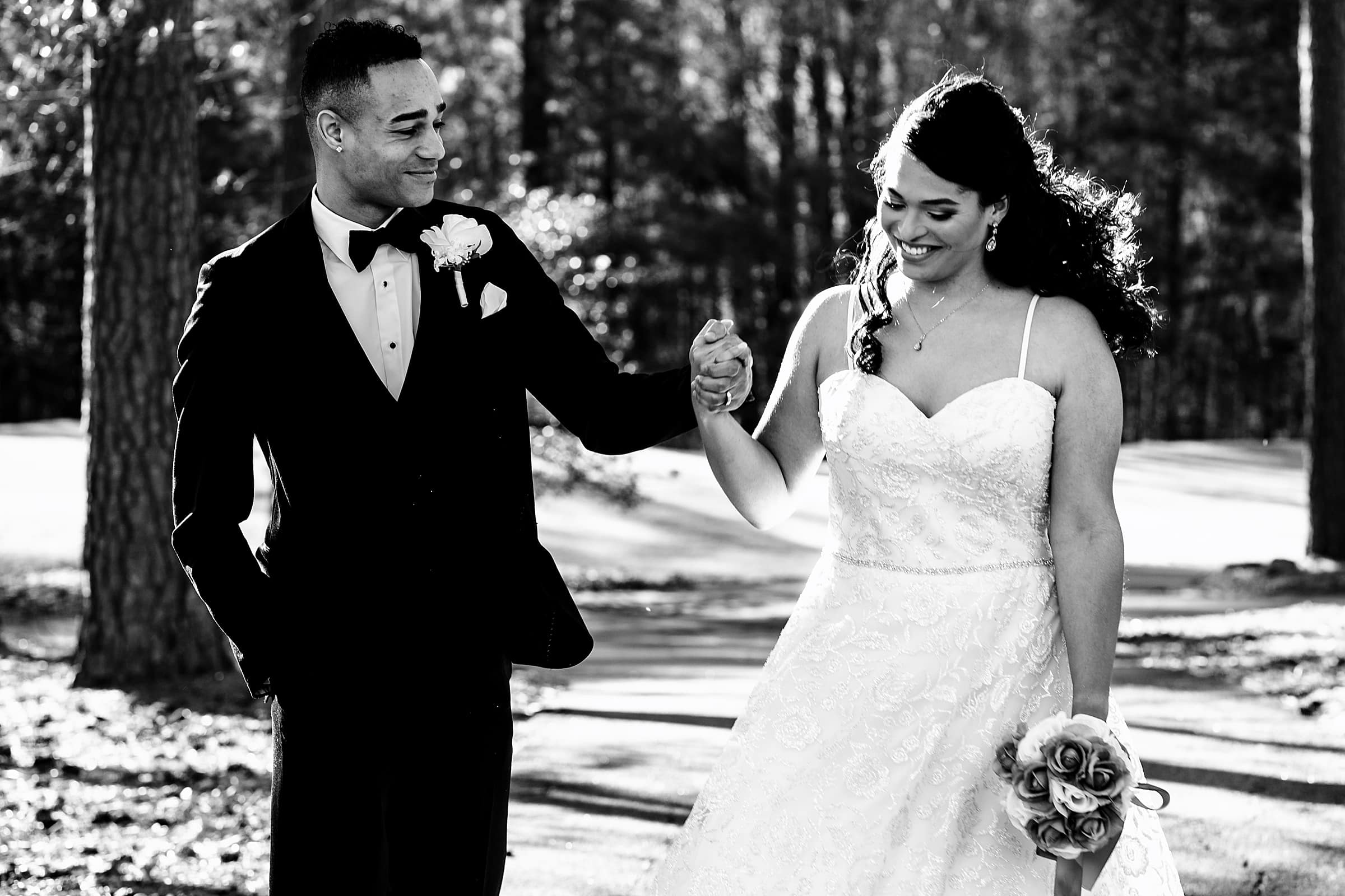 Couple's portraits at Brier Creek Country Club | photos by Kivus & Camera