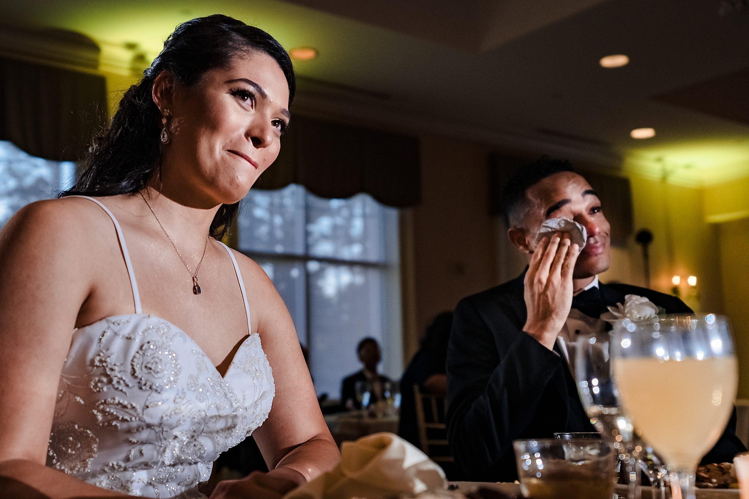 Emotional wedding toasts at a Brier Creek wedding | photos by Kivus & Camera