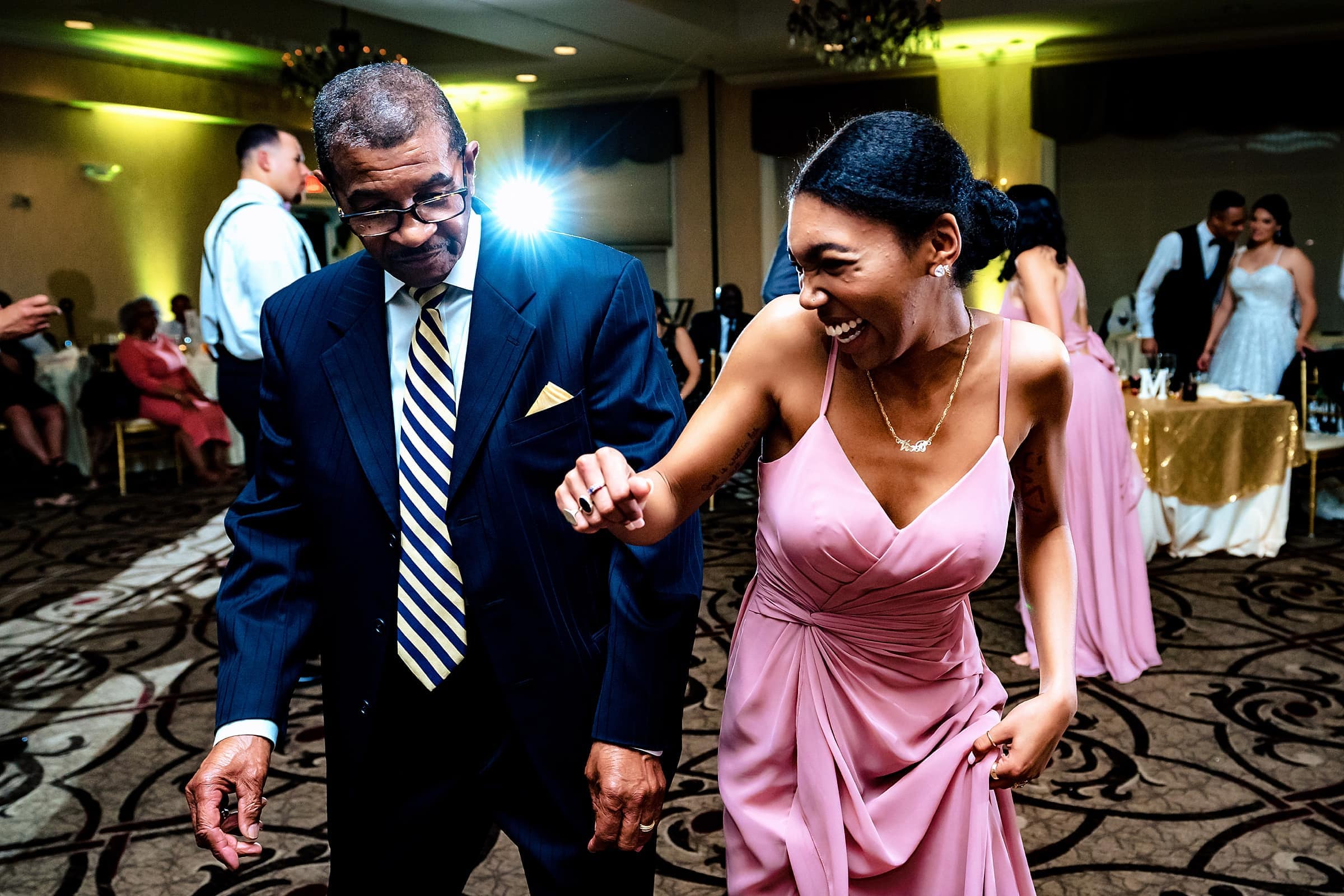Fun dance floor at a wedding with lots of 90s hiphop and R&B | photos by Kivus & Camera
