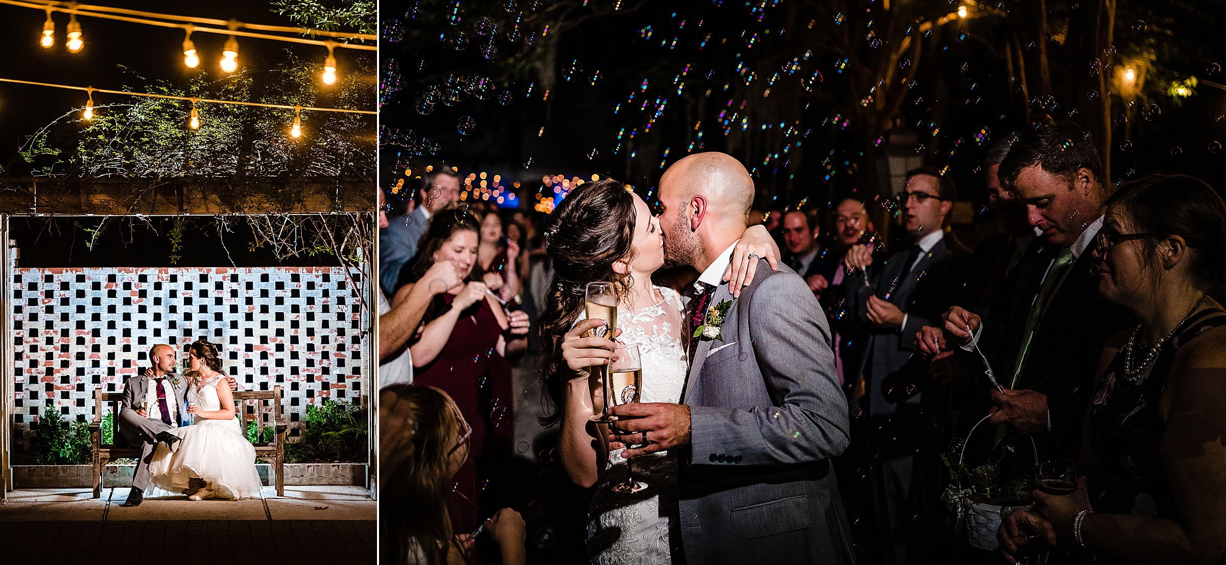Bubble Exit | Brookgreen Gardens, Brookgreen Gardens Wedding, Carolina Wedding, Colorful Wedding, Emotional Wedding, kivusandcamera.com, South Carolina Wedding, Southern Wedding