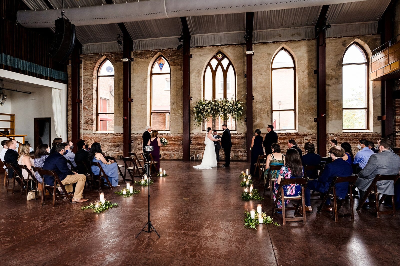 Wedding ceremony at Brooklyn Arts Center