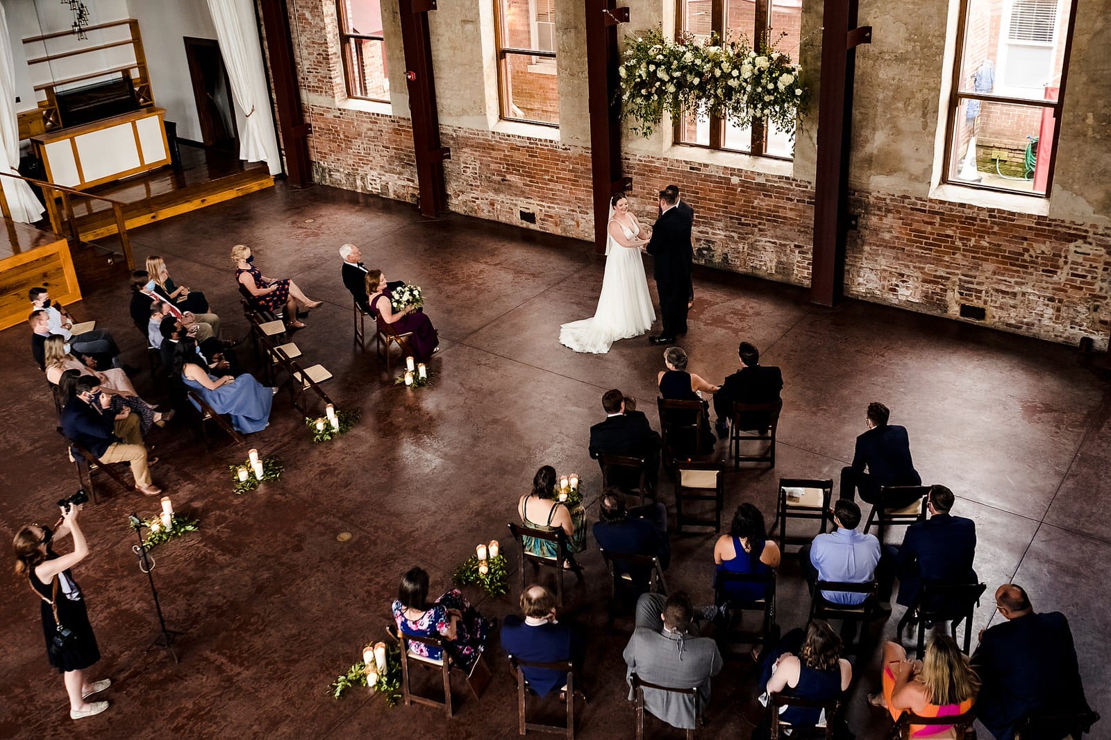 Wedding ceremony at Brooklyn Arts Center