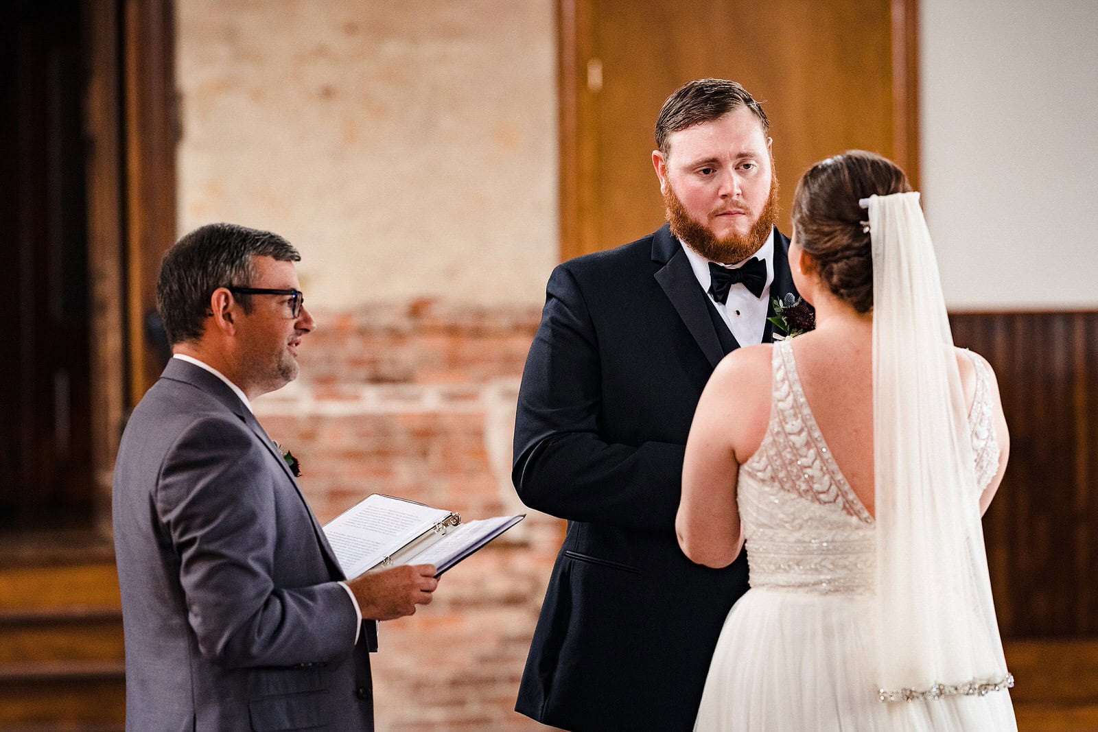 Wedding ceremony at Brooklyn Arts Center